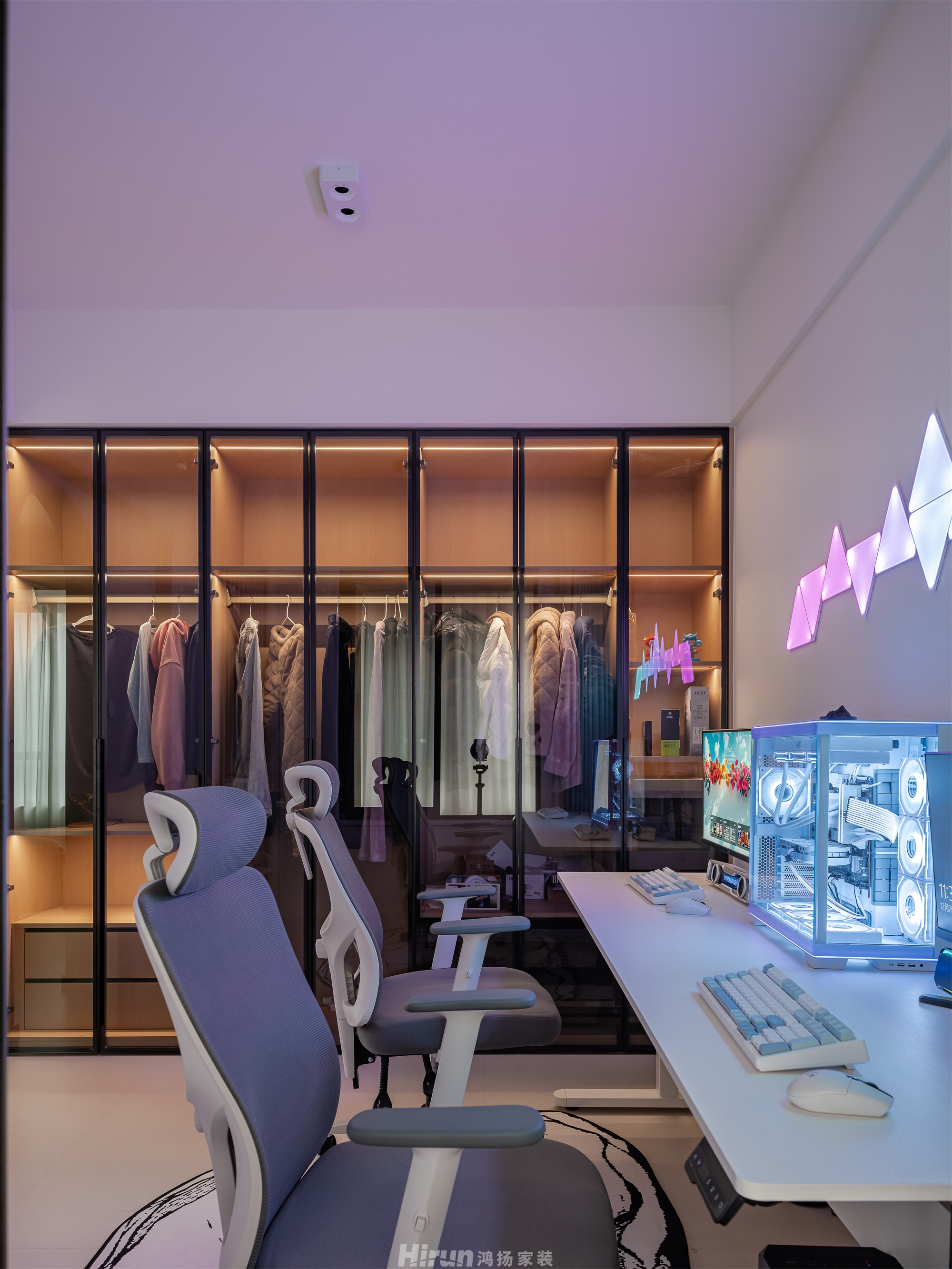 匯景公園140㎡輕歐簡美四居室 裝修案例實景圖-15