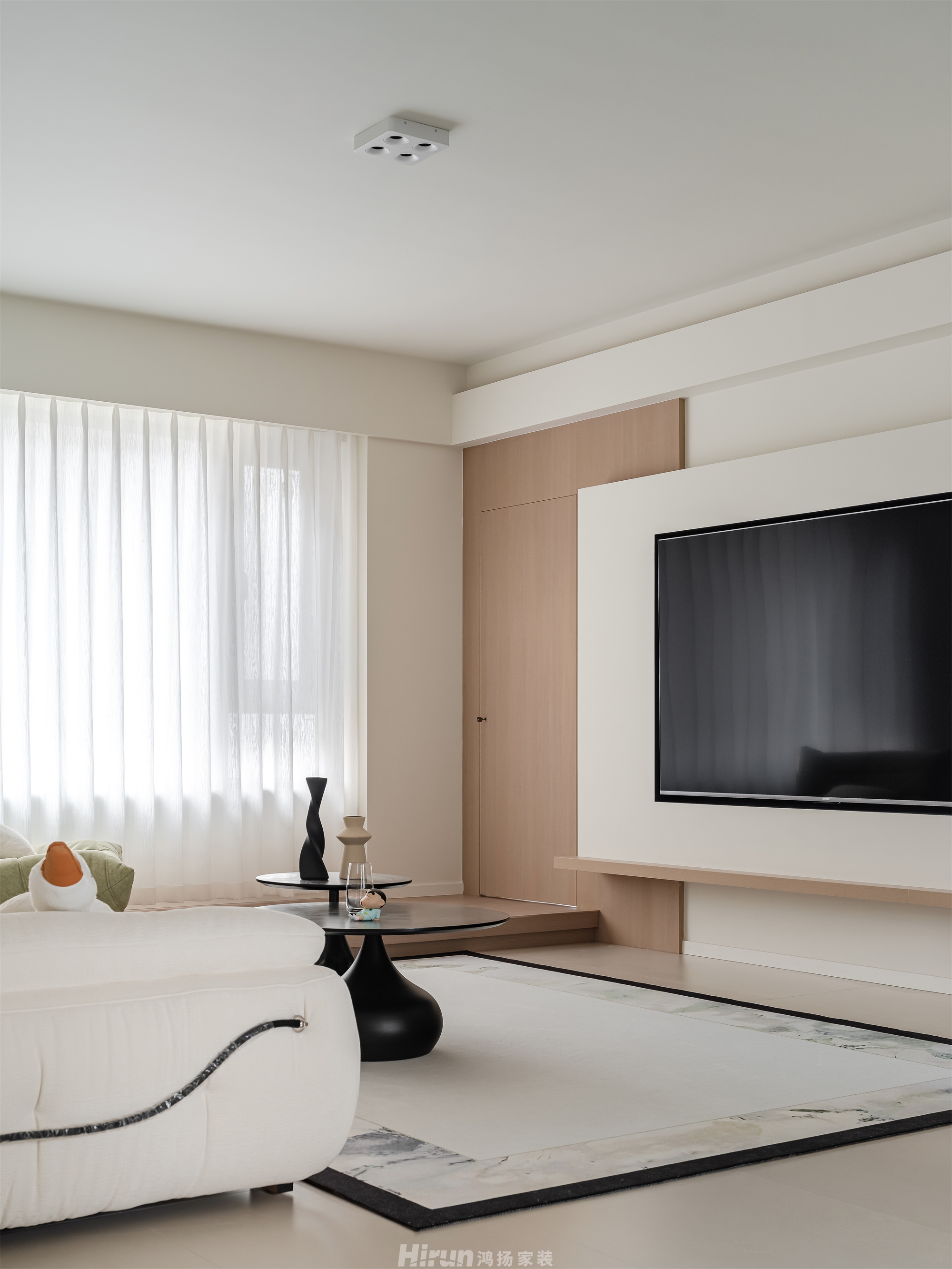 匯景公園140㎡輕歐簡美四居室 裝修案例實景圖-14