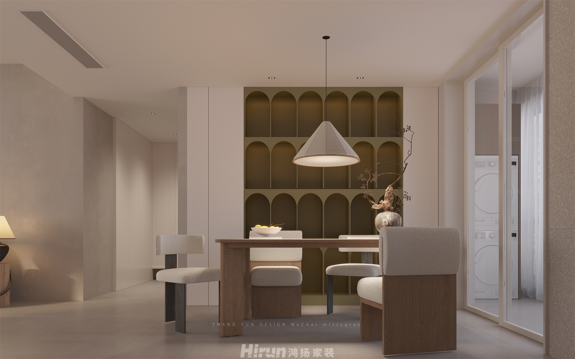 長房領(lǐng)袖時代139㎡復古風潮三居室 裝修案例效果圖-6