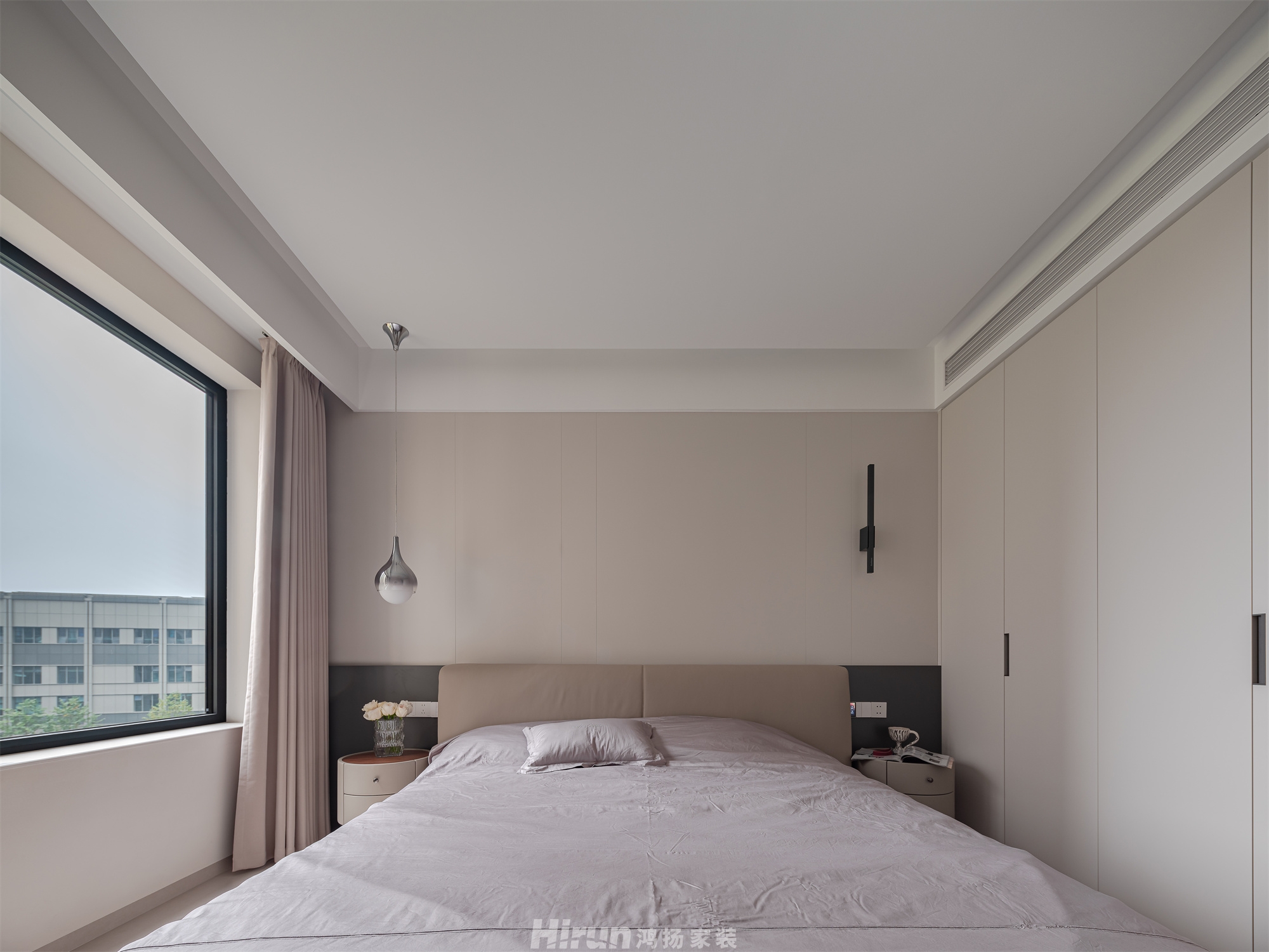 天城國際廣場170㎡雅致現代五居室 裝修案例實景圖-3