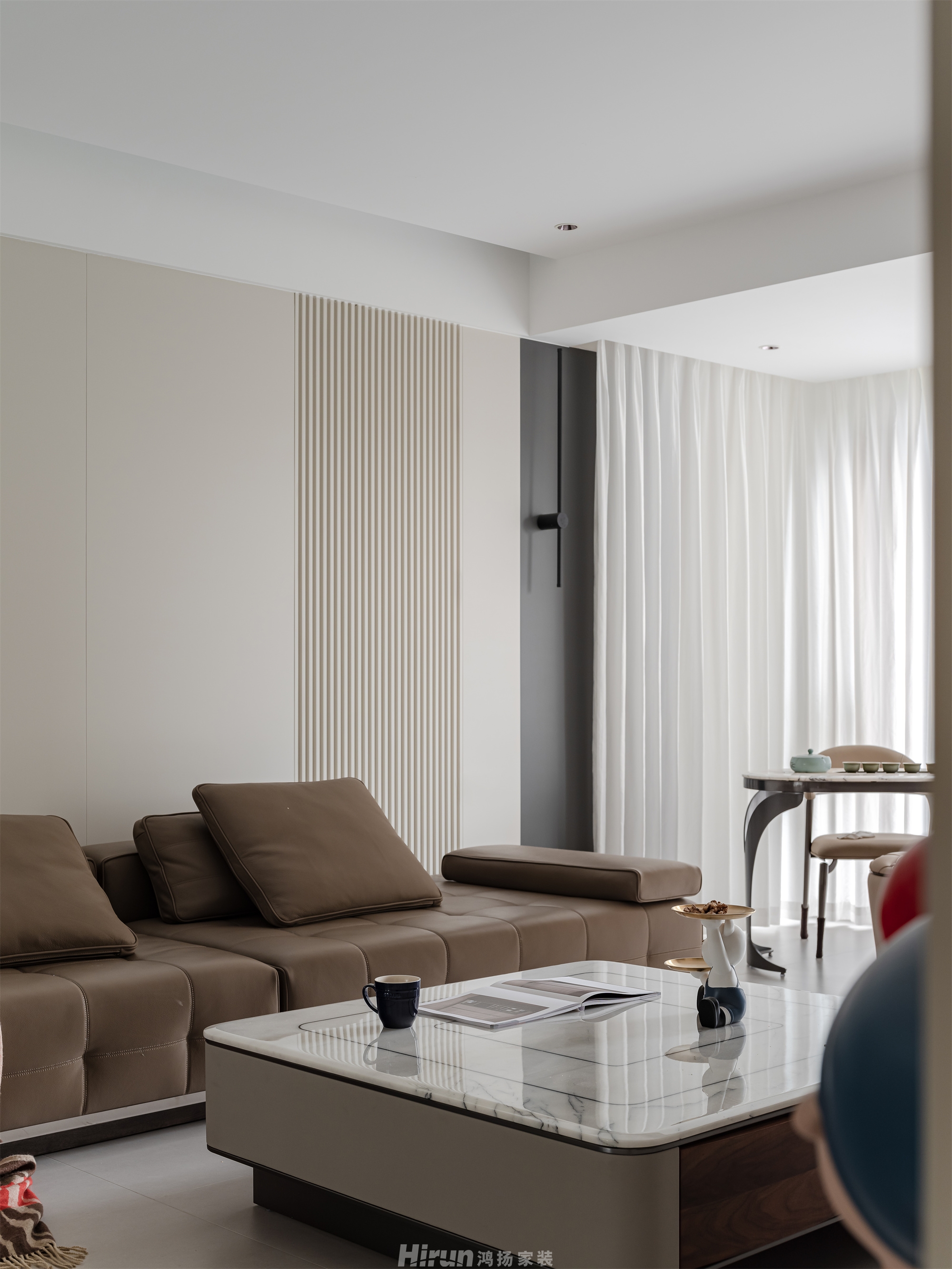 天城國際廣場170㎡雅致現代五居室 裝修案例實景圖-7