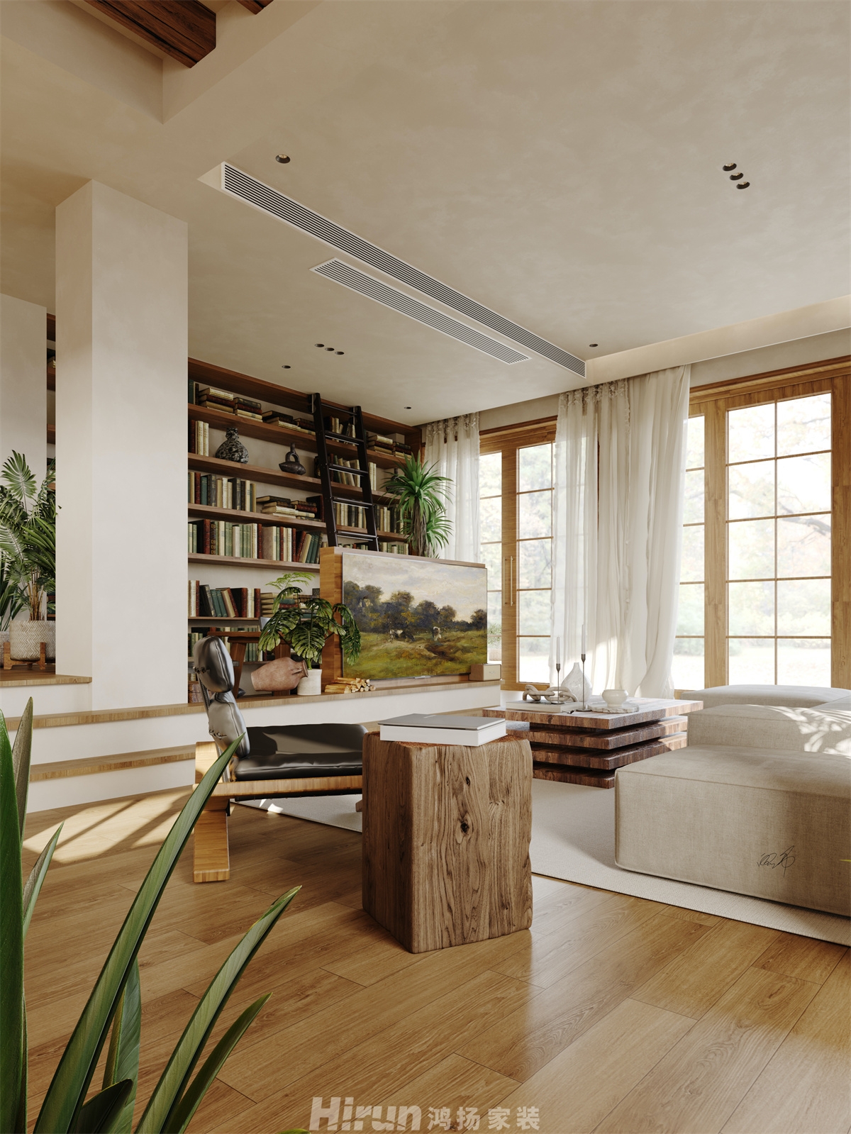 普瑞斯堡146㎡異域風(fēng)情四居室 裝修案例效果圖-8