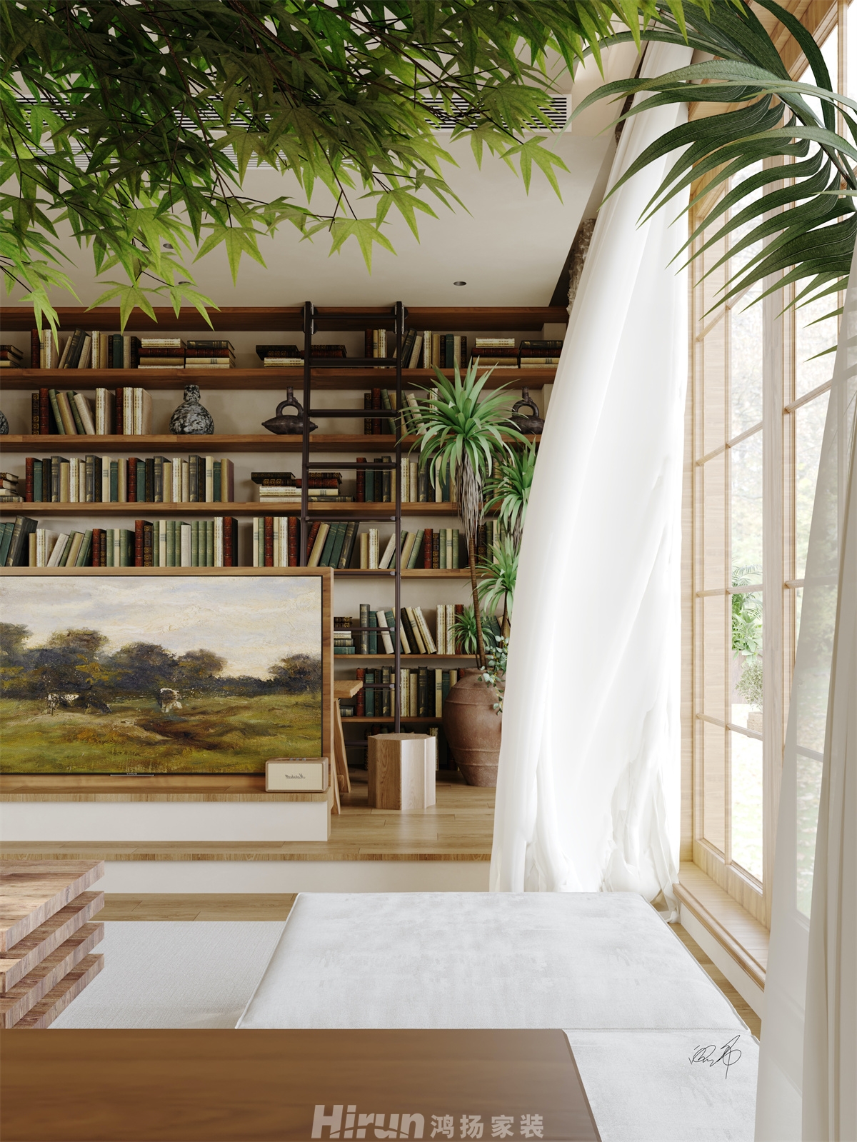 普瑞斯堡146㎡異域風(fēng)情四居室 裝修案例效果圖-4