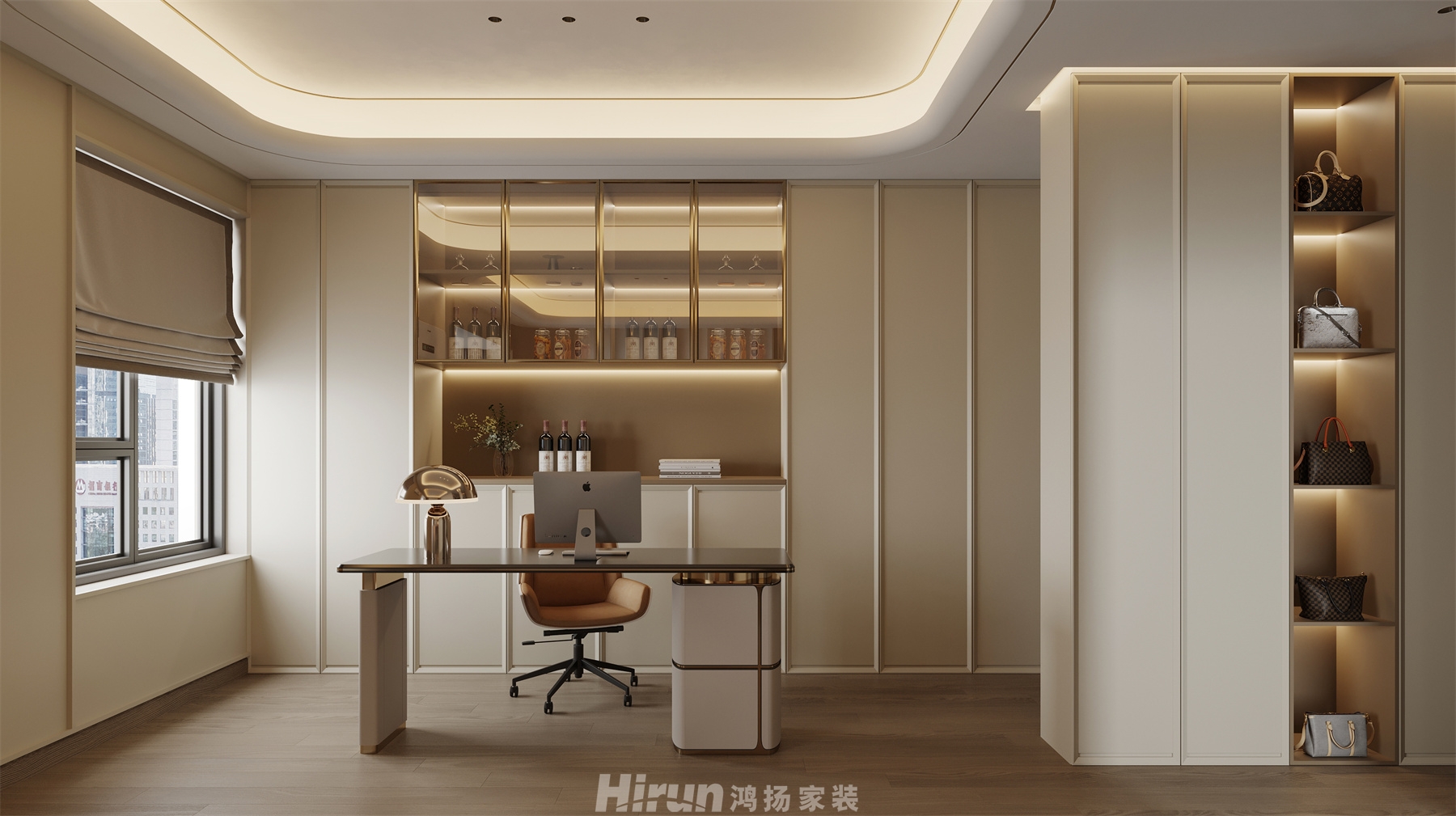 江山帝景360㎡新裝飾主義復式 裝修案例效果圖-6