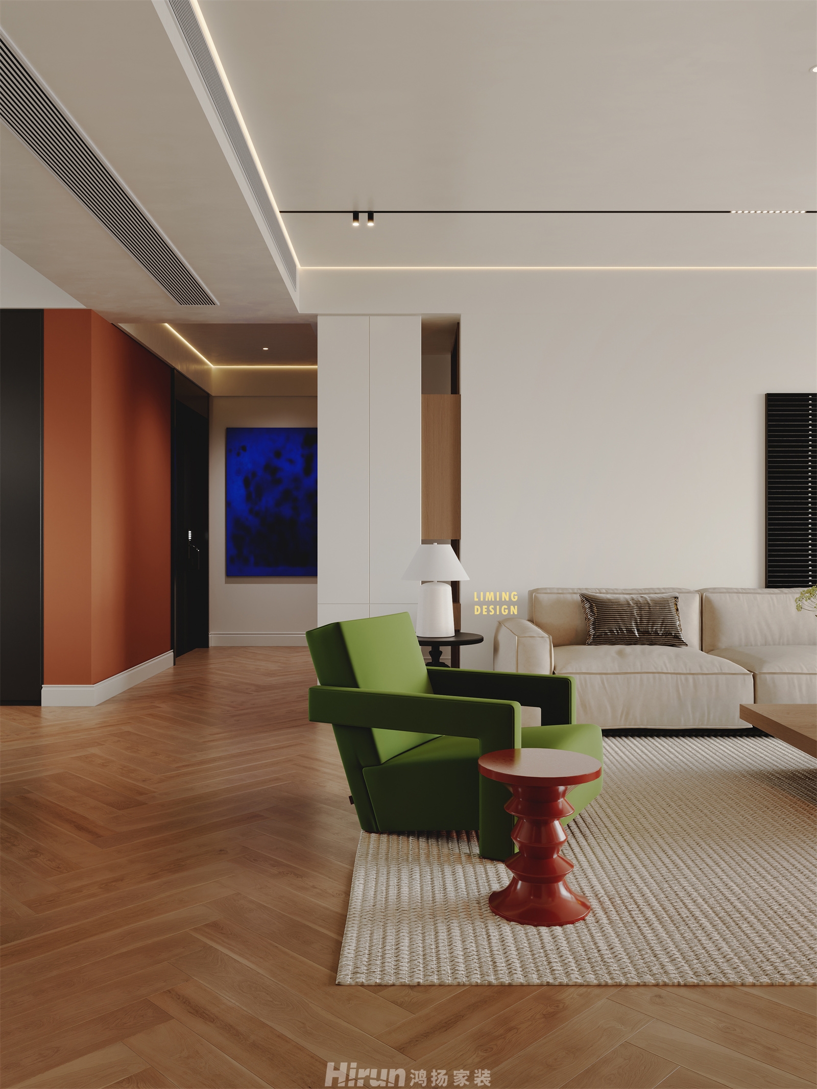 湘府和園240㎡優雅繽紛大平層 裝修案例效果圖-7