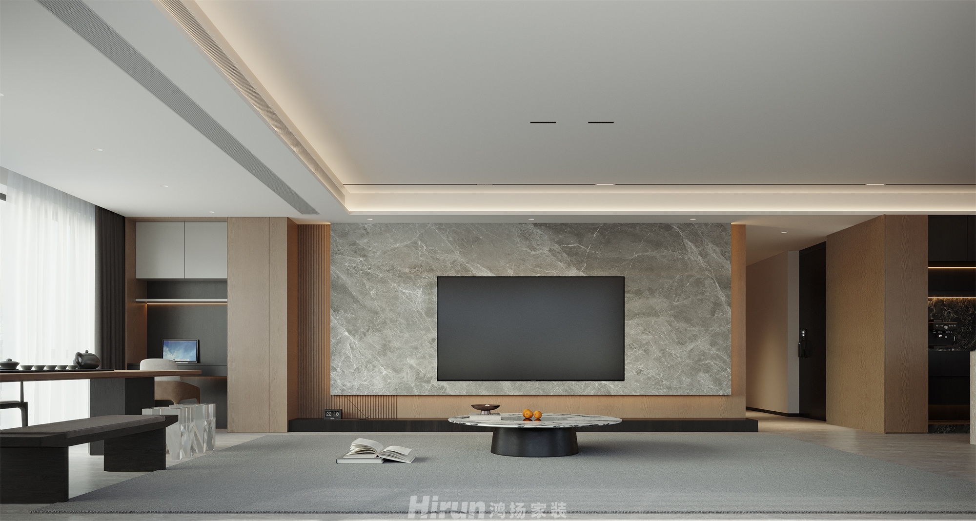 龍湖舜山府220㎡北歐之光大平層 裝修案例效果圖-6