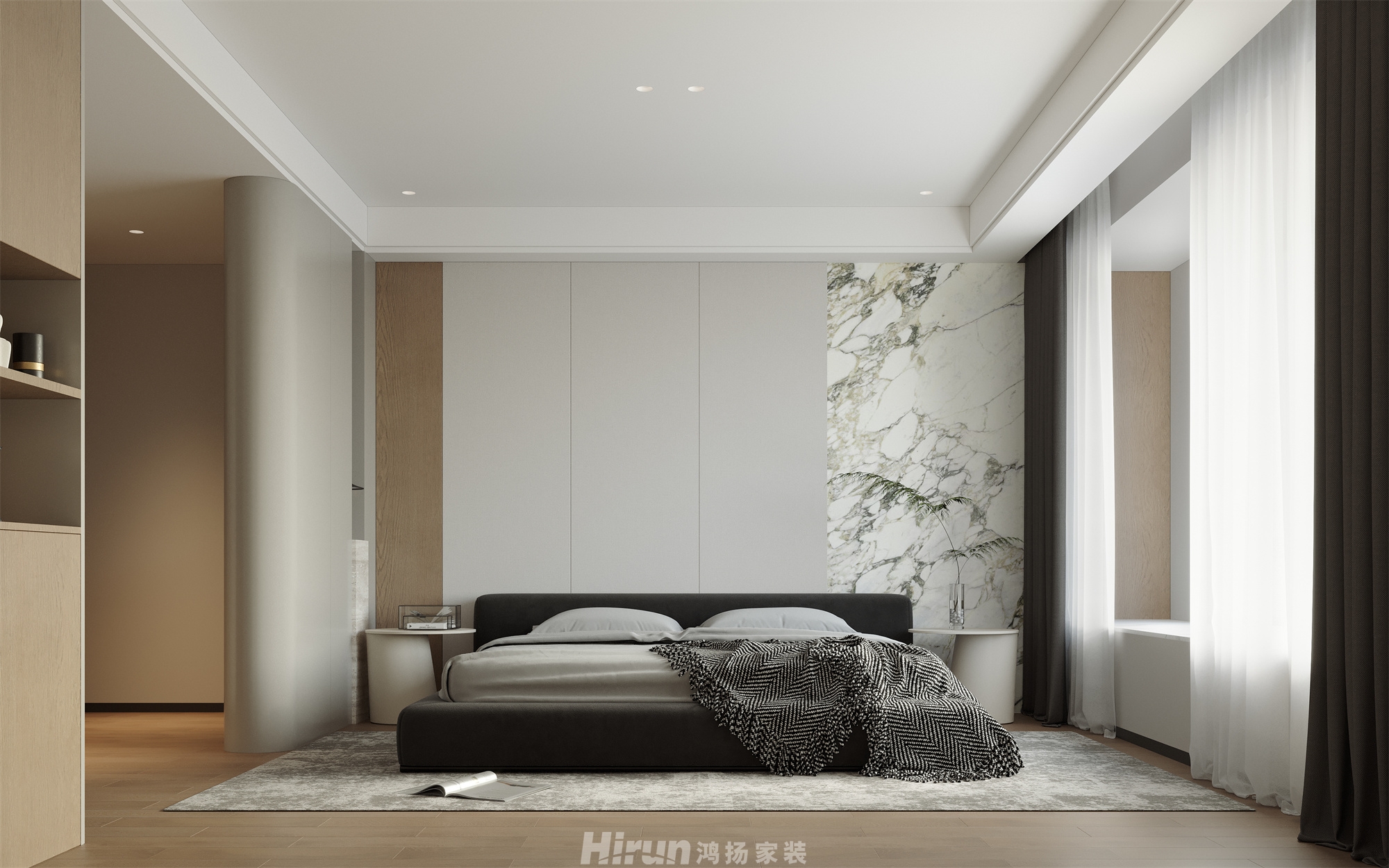 龍湖舜山府220㎡北歐之光大平層 裝修案例效果圖-9