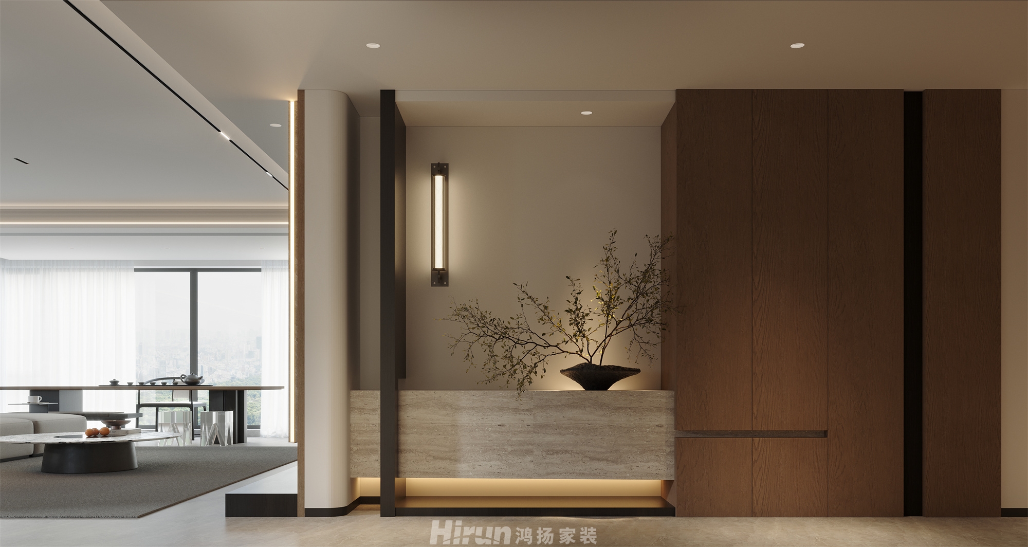 龍湖舜山府220㎡北歐之光大平層 裝修案例效果圖-7