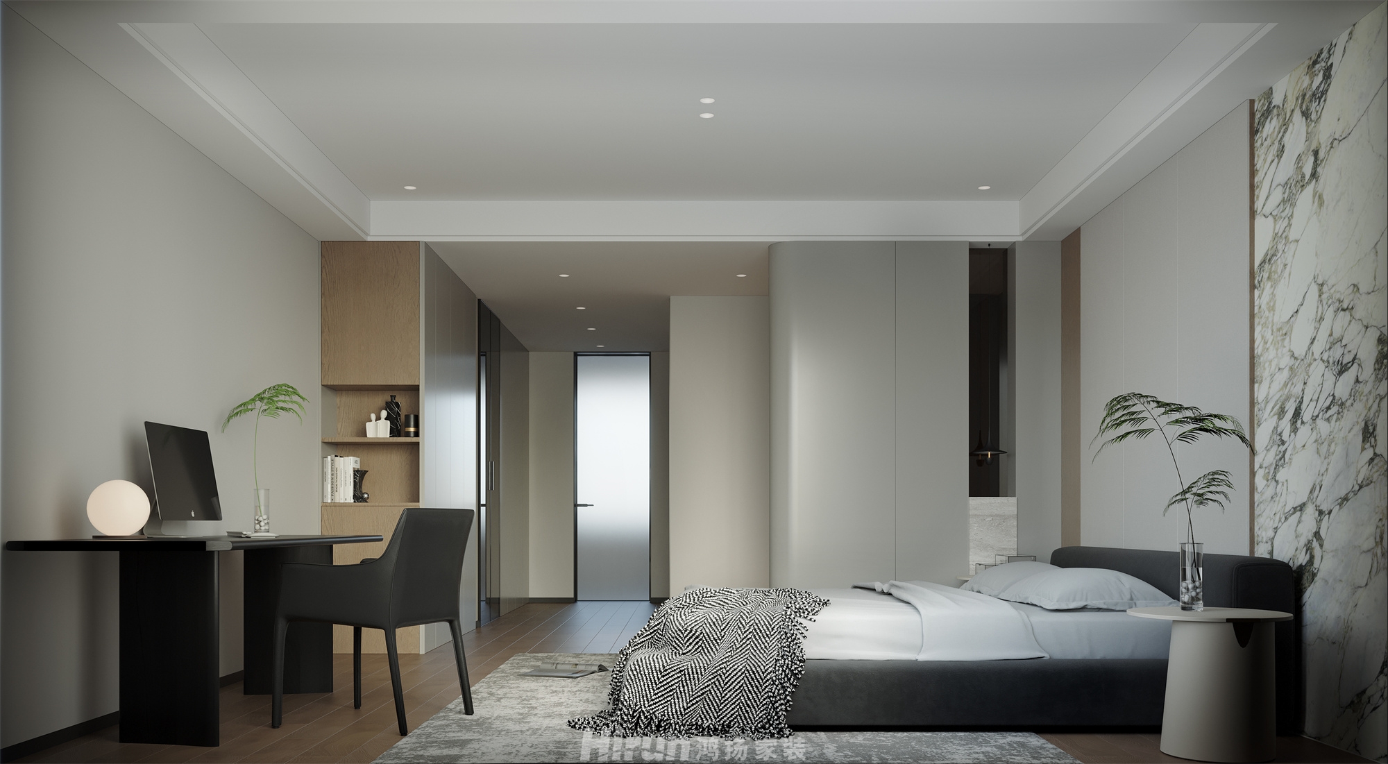 龍湖舜山府220㎡北歐之光大平層 裝修案例效果圖-5