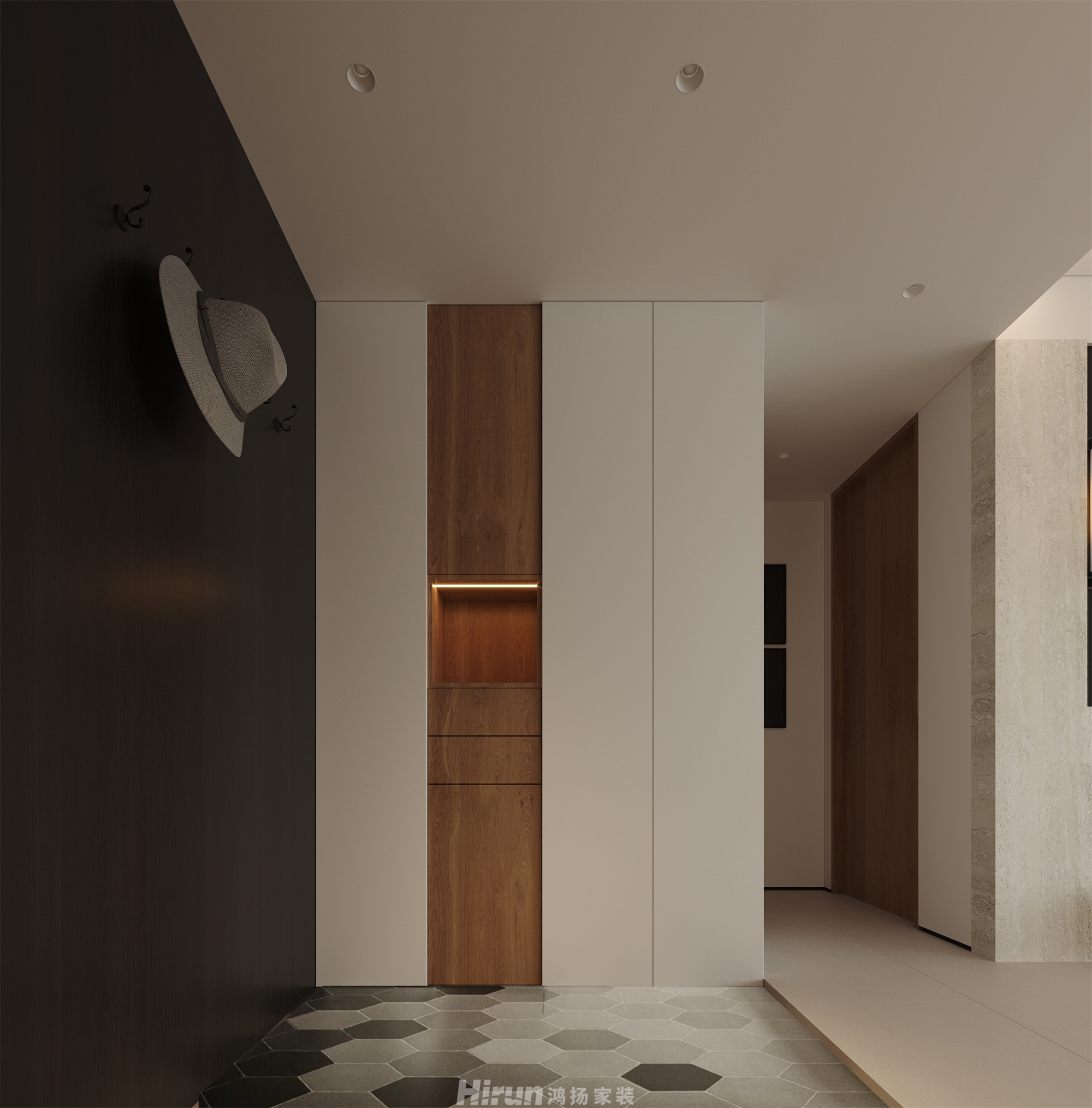 長沙檀府240㎡北歐之光大平層 裝修案例效果圖-5