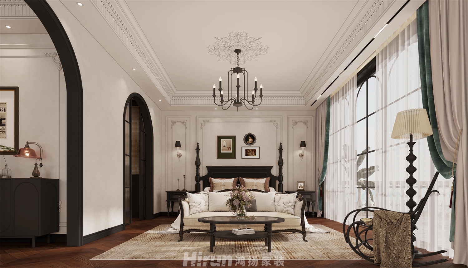 金澤園1000㎡寫意木構別墅 裝修案例效果圖-8