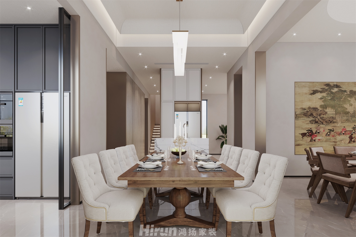 金澤園1000㎡寫意木構別墅 裝修案例效果圖-6