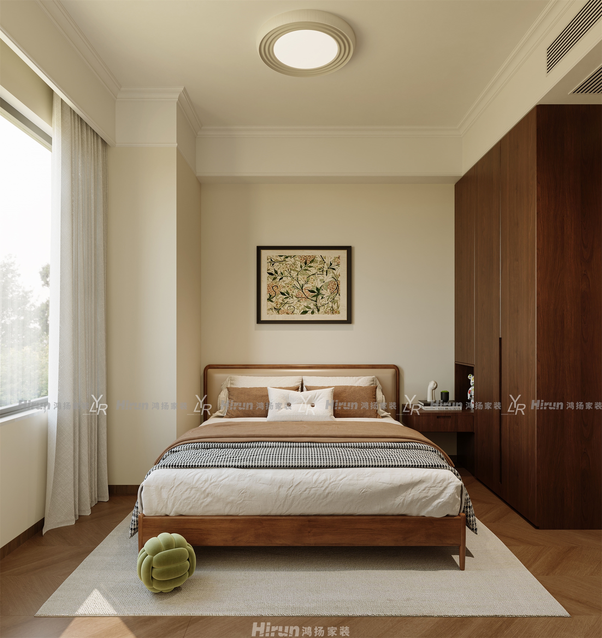 萬境水岸天境200㎡輕歐簡美復式 裝修案例效果圖-13