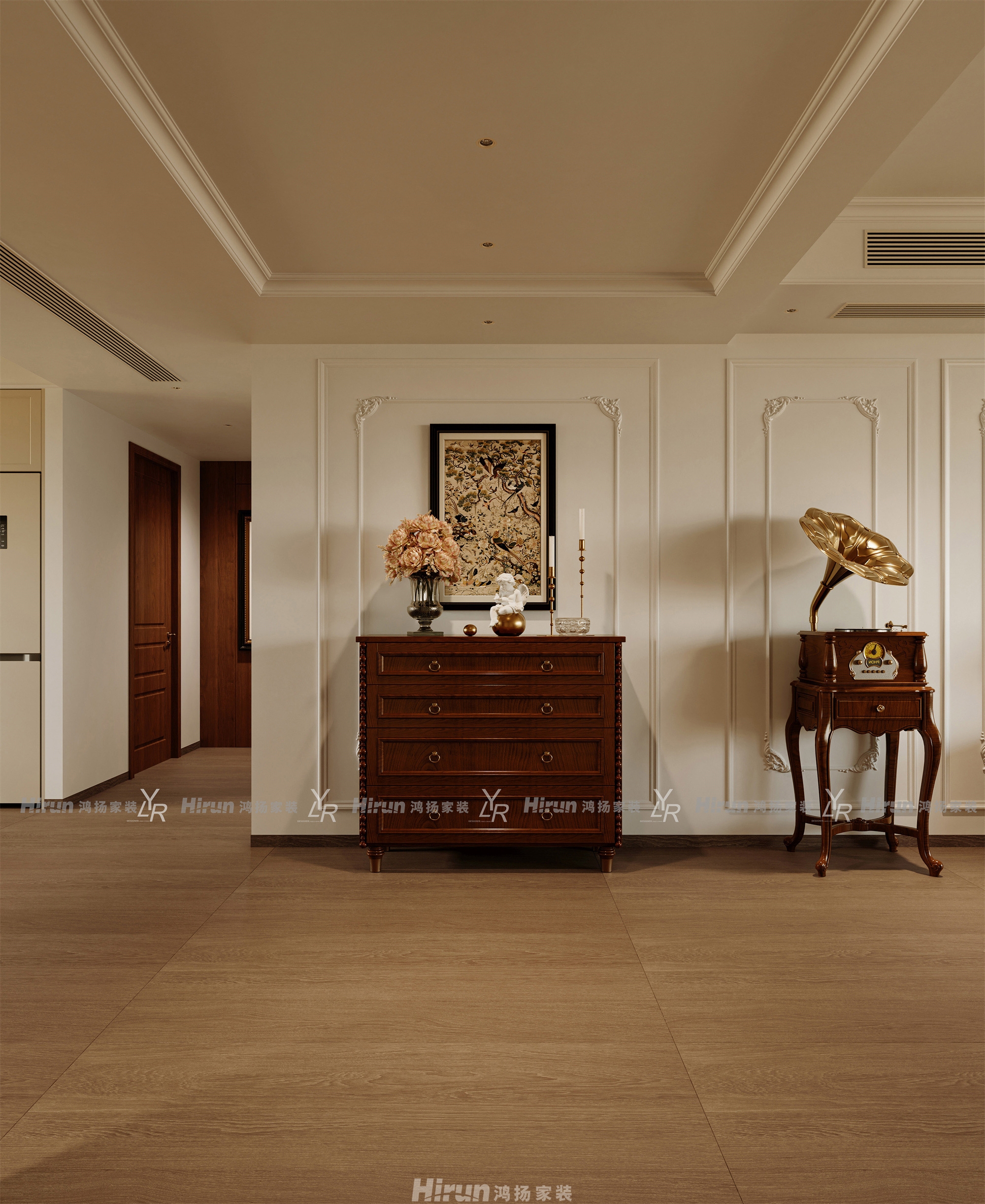 萬境水岸天境200㎡輕歐簡美復式 裝修案例效果圖-22