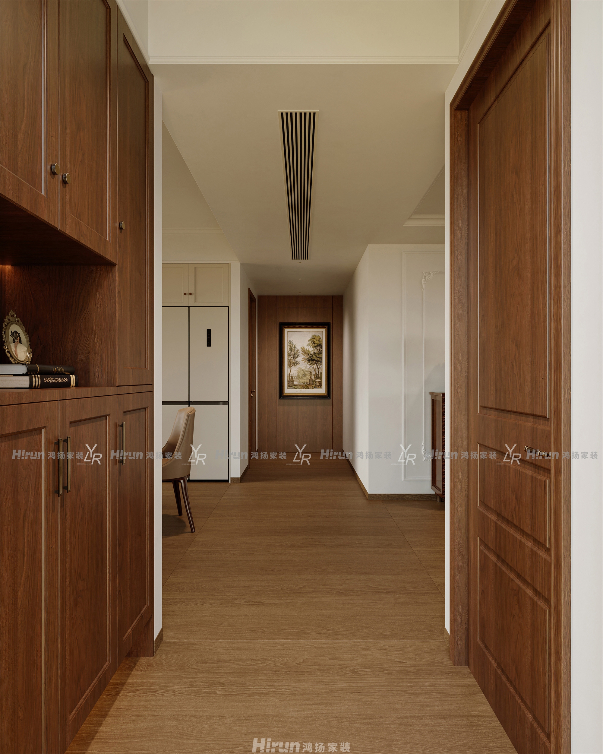 萬境水岸天境200㎡輕歐簡美復式 裝修案例效果圖-23