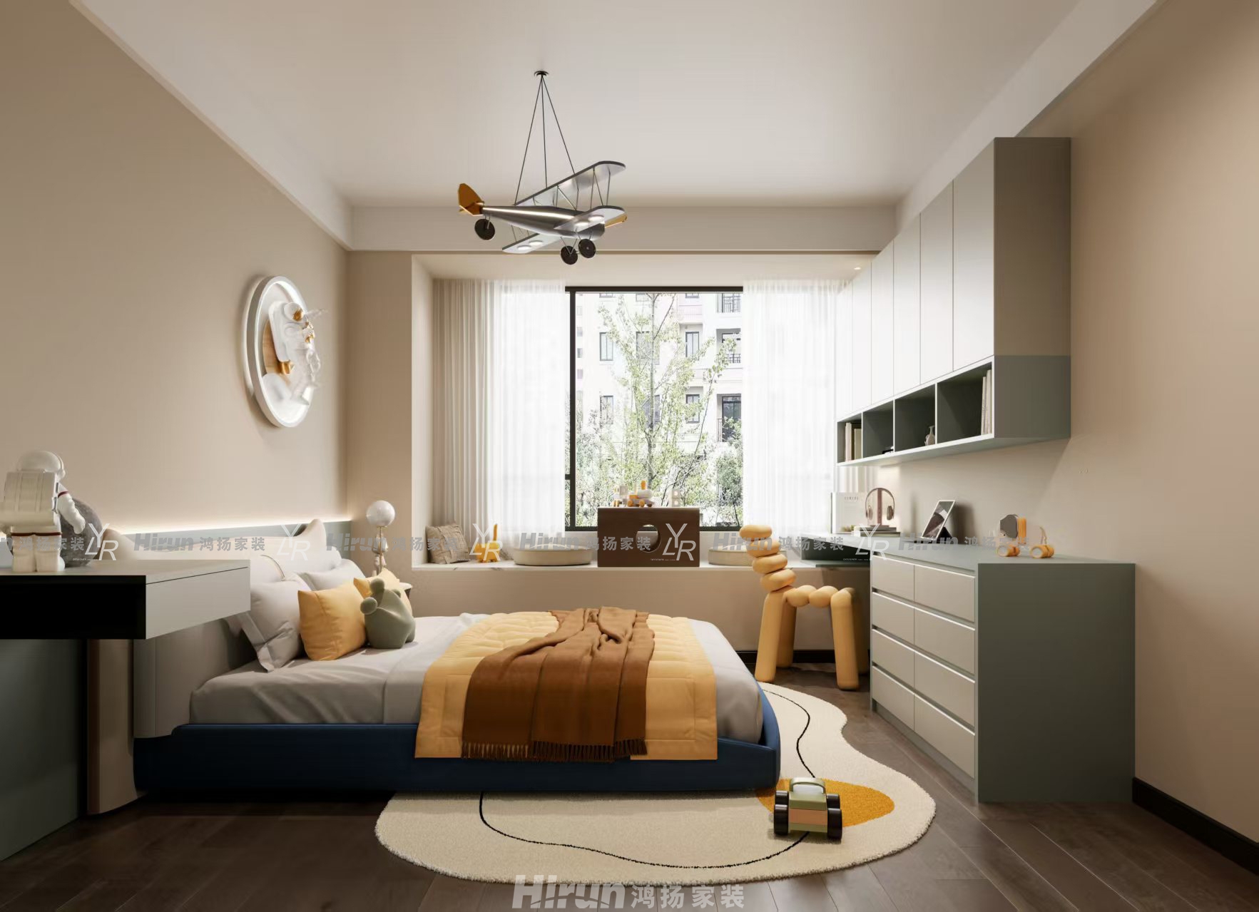 桂語云峰189㎡雅致現(xiàn)代大平層 裝修案例效果圖-2