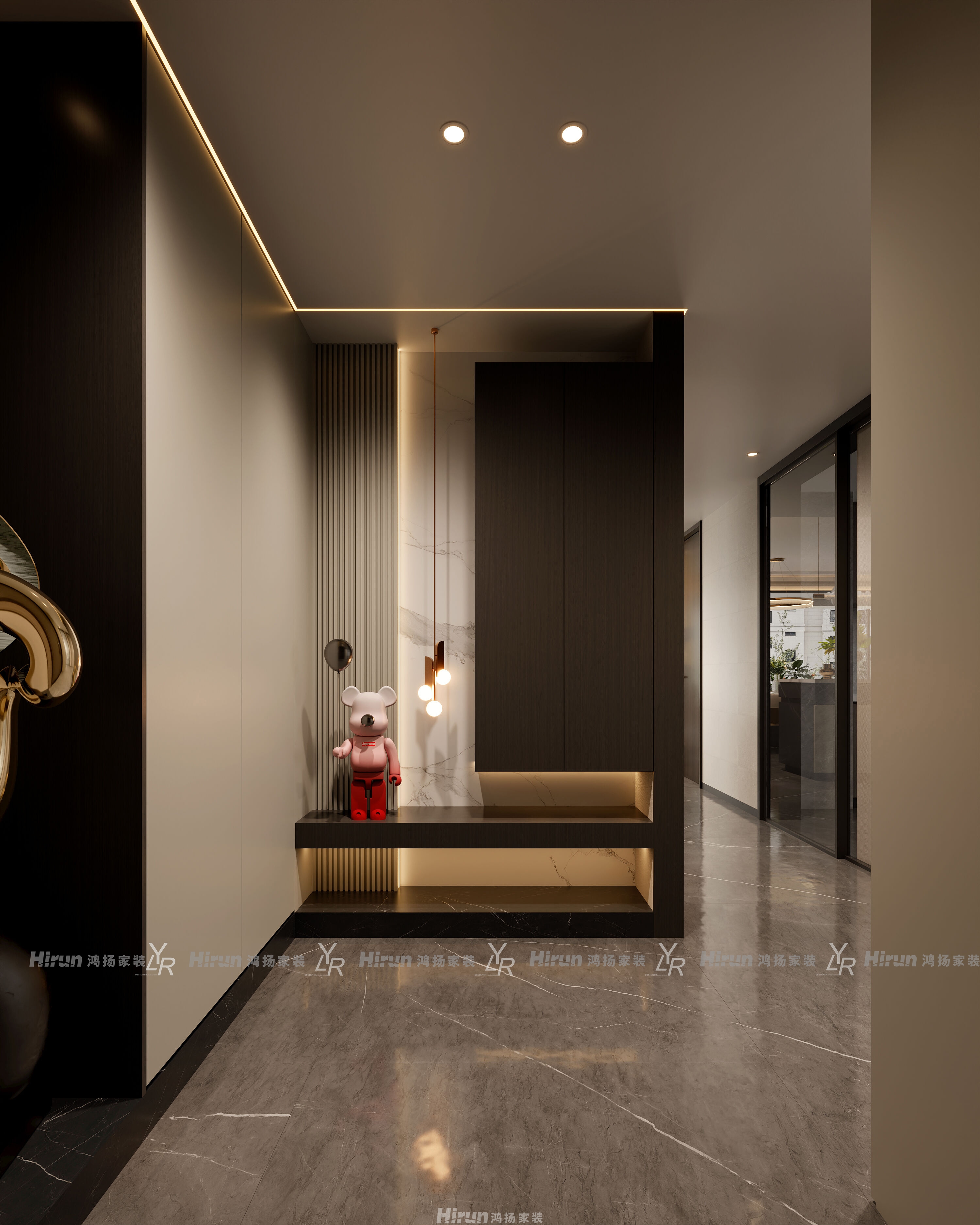 桂語云峰189㎡雅致現(xiàn)代大平層 裝修案例效果圖-9