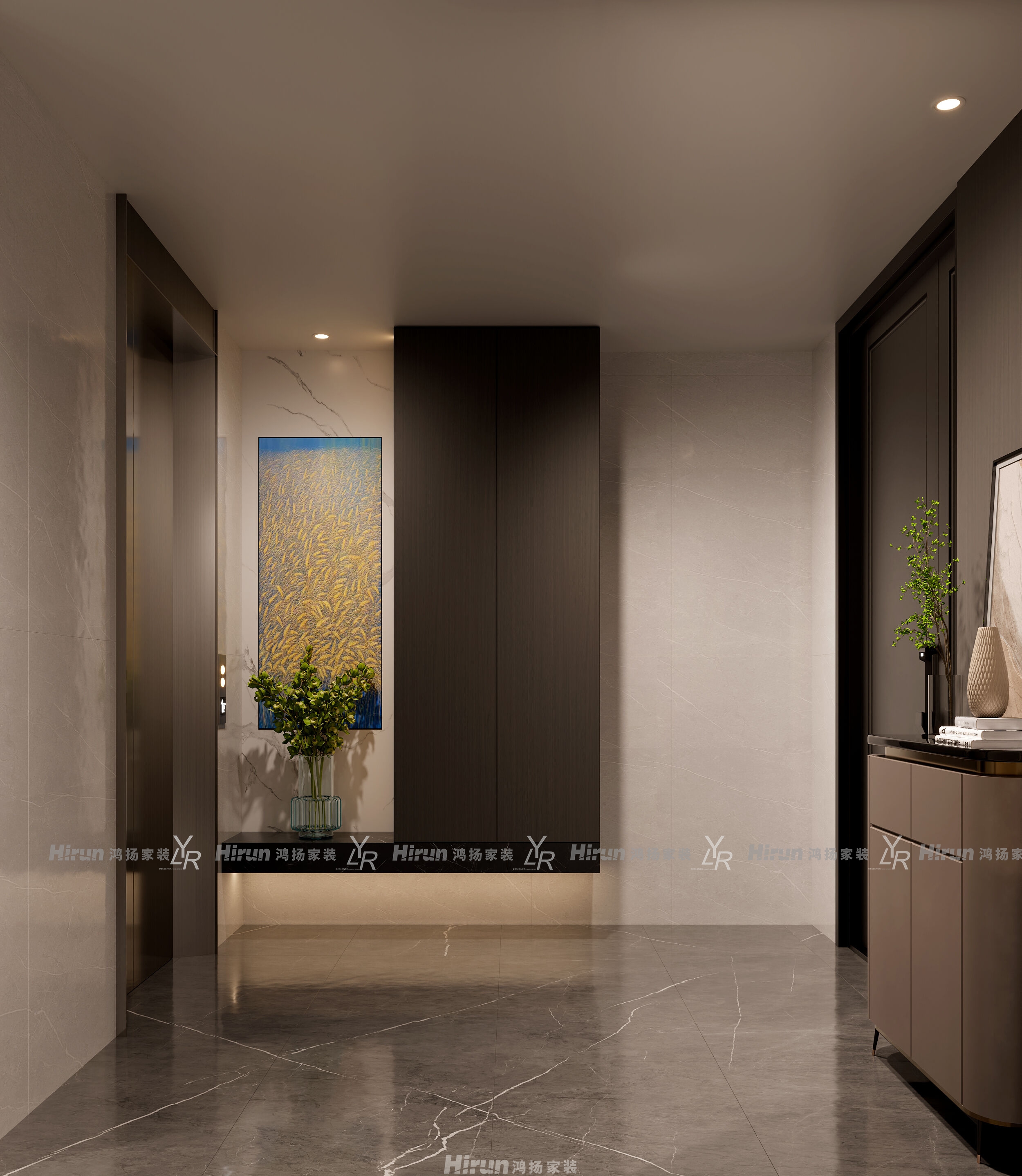 桂語云峰189㎡雅致現(xiàn)代大平層 裝修案例效果圖-6