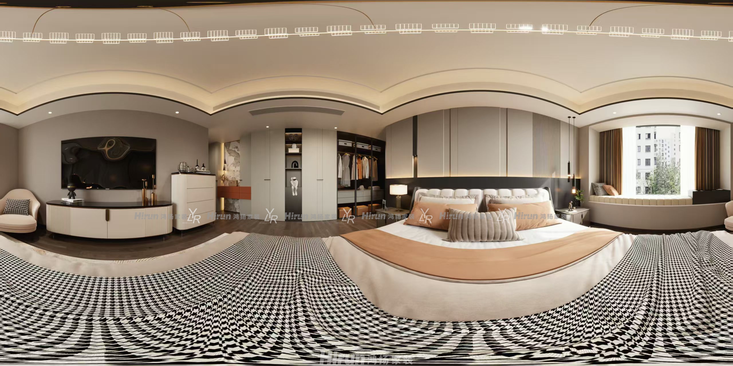 桂語云峰189㎡雅致現(xiàn)代大平層 裝修案例效果圖-5