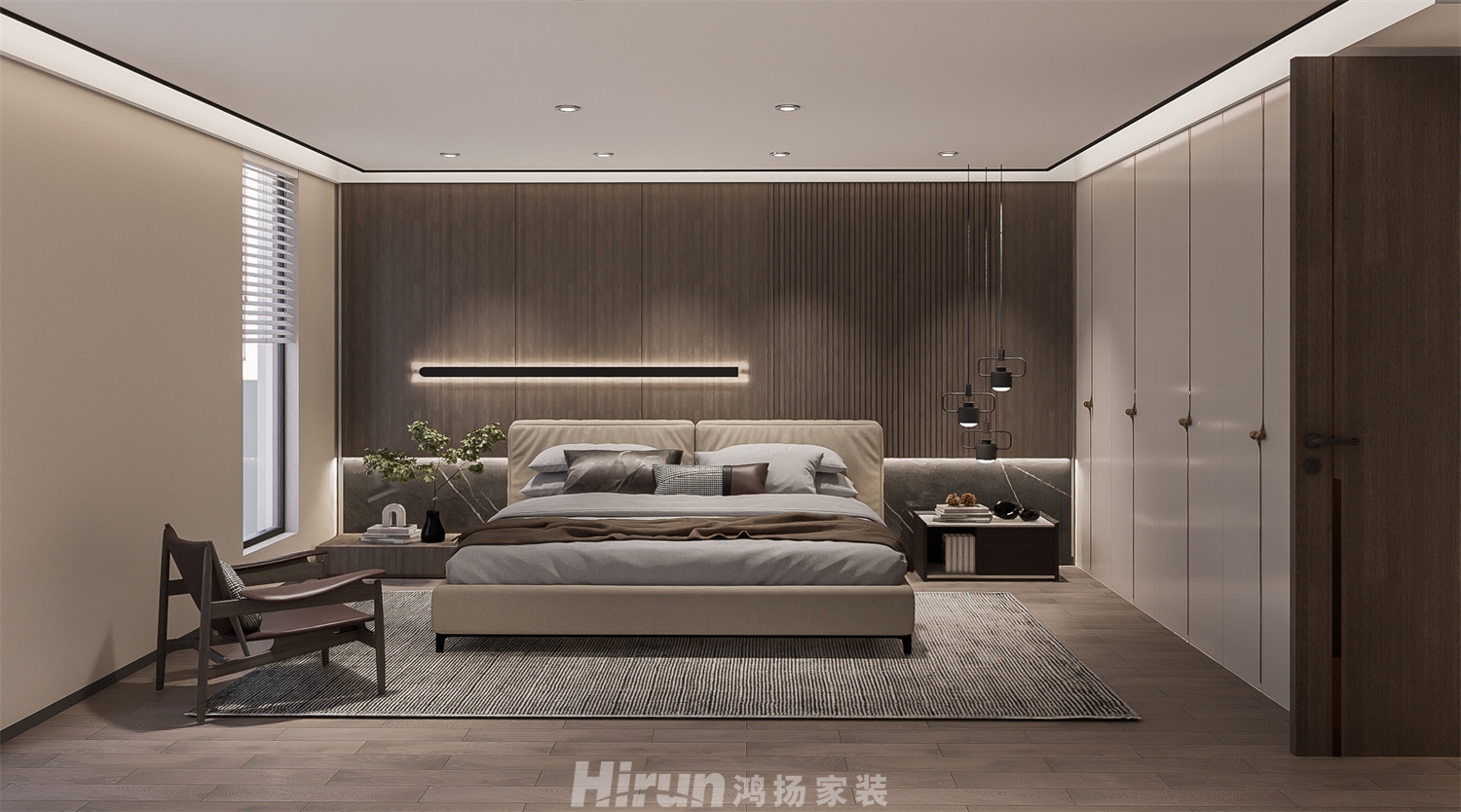 碧桂園水藍天1200㎡新裝飾主義別墅 裝修案例效果圖-7