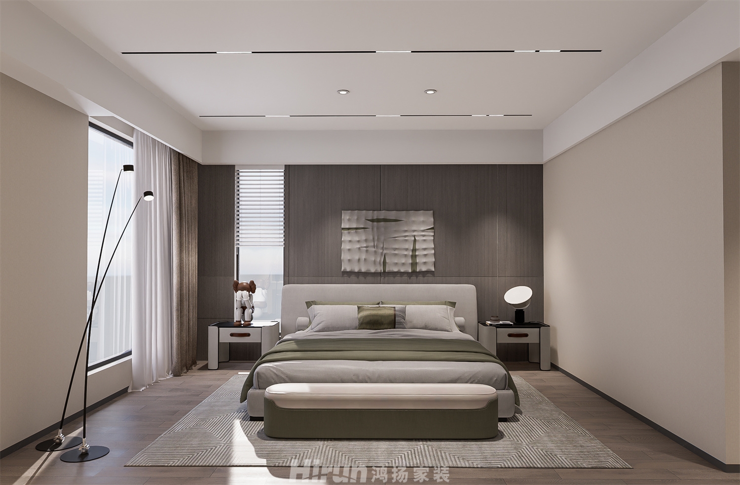 碧桂園水藍天1200㎡新裝飾主義別墅 裝修案例效果圖-2