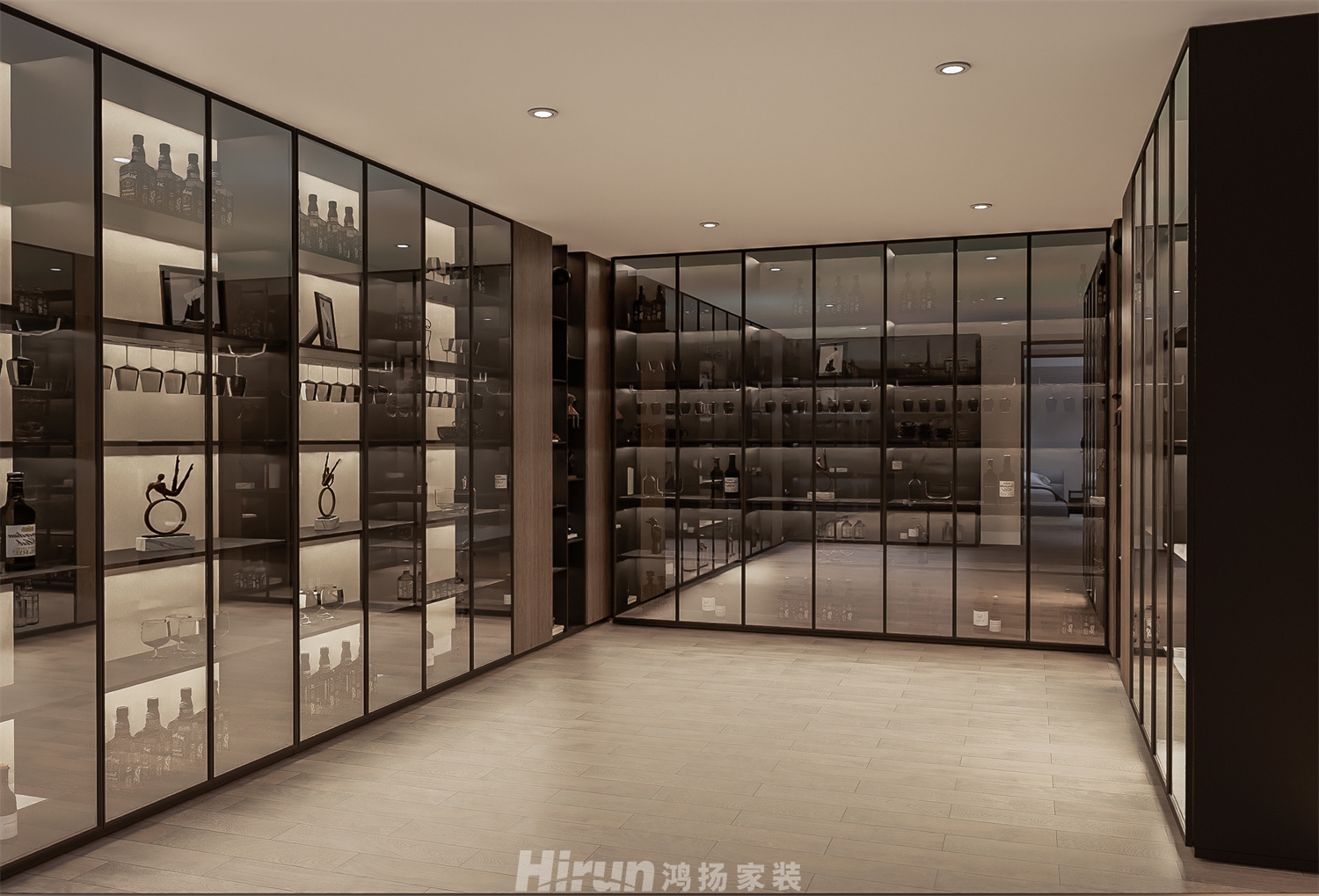 碧桂園水藍天1200㎡新裝飾主義別墅 裝修案例效果圖-6