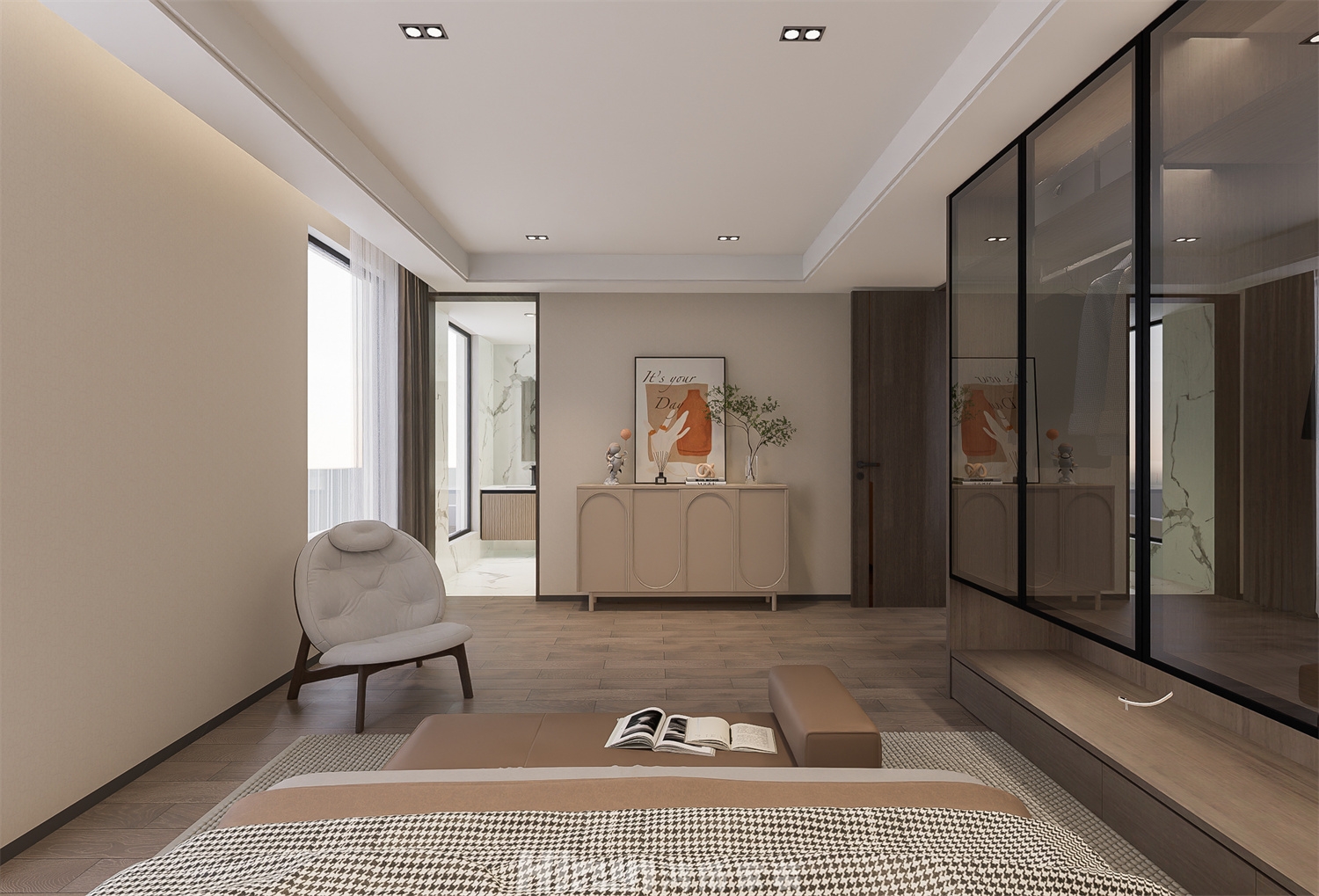 碧桂園水藍天1200㎡新裝飾主義別墅 裝修案例效果圖-20