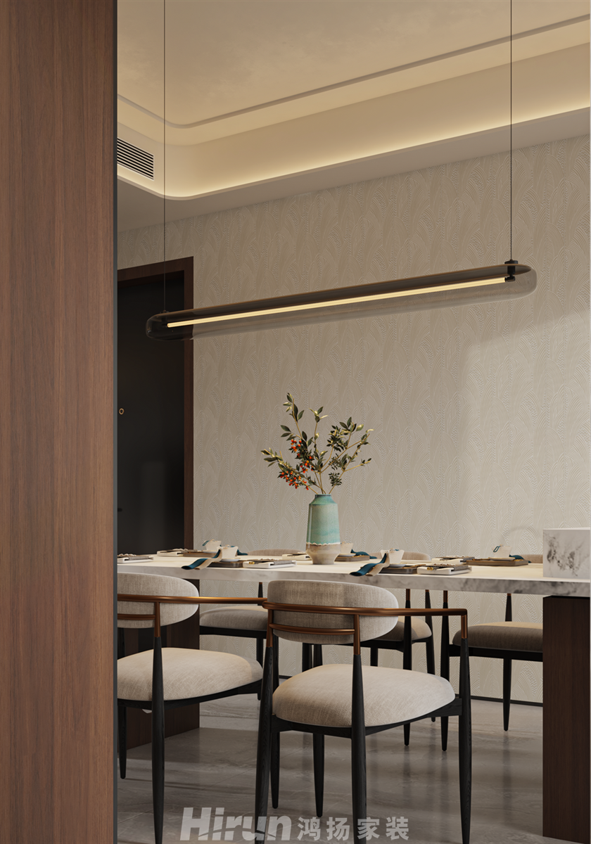 寶能公館200㎡復合寫意大平層 裝修案例效果圖-5