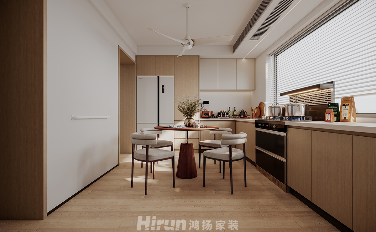 單位宿舍100㎡雅致現代二居室 裝修案例效果圖-4