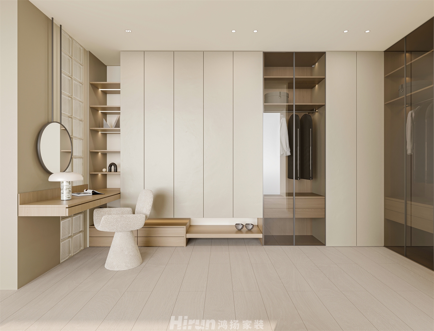 瑧灣匯305㎡優雅繽紛大平層 裝修案例效果圖-11