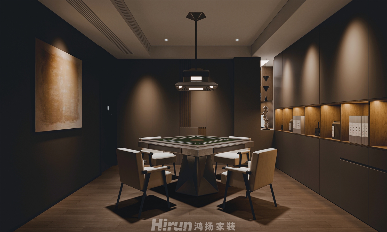 新城明昱東方500㎡新裝飾主義別墅 裝修案例效果圖-1