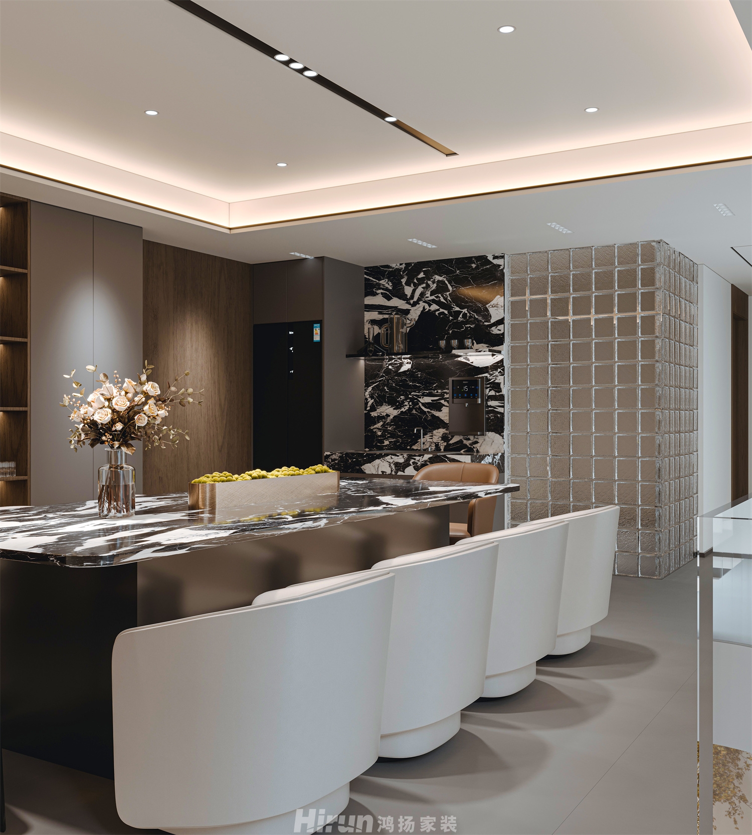 新城明昱東方500㎡新裝飾主義別墅 裝修案例效果圖-30