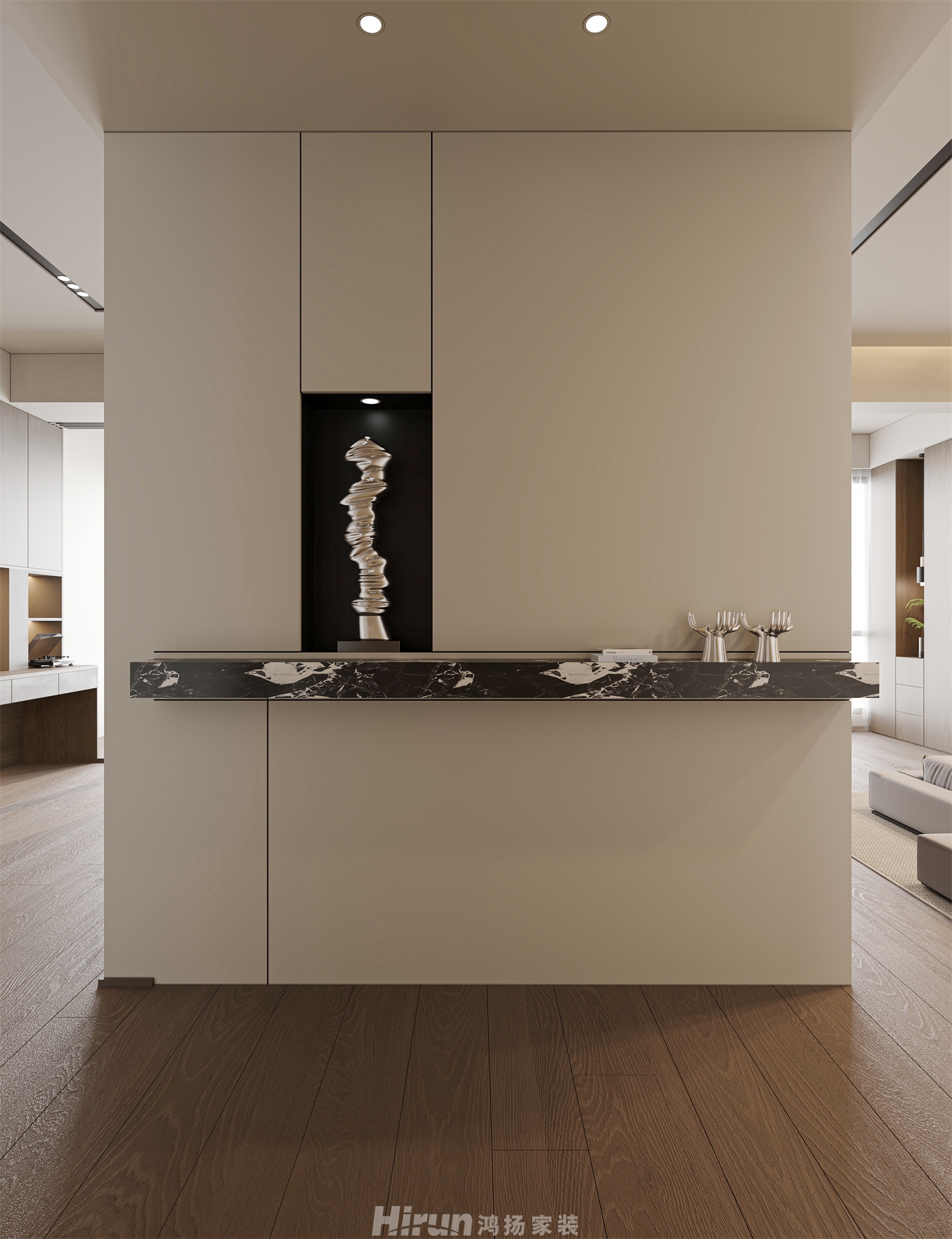 新城明昱東方500㎡新裝飾主義別墅 裝修案例效果圖-24