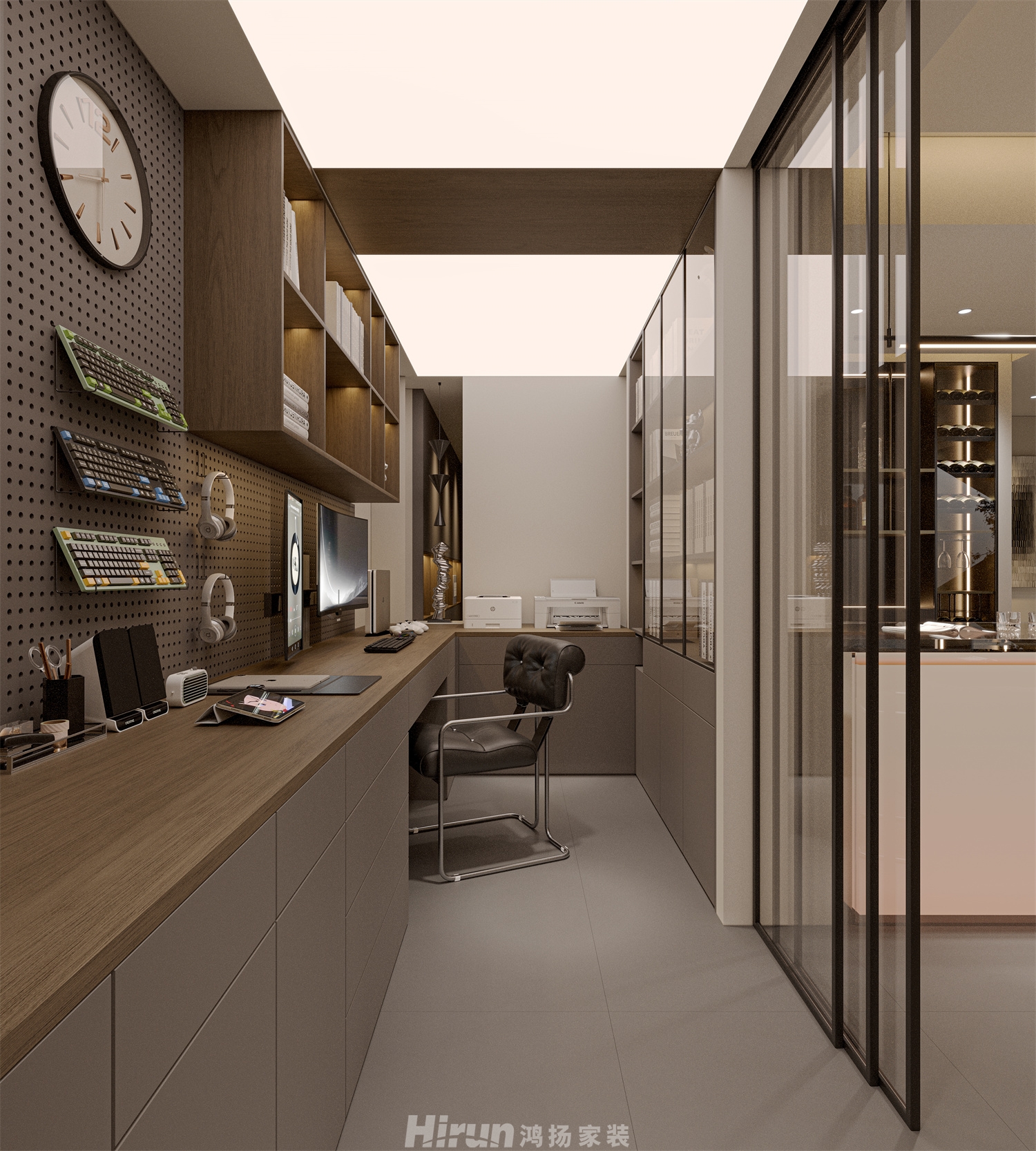 新城明昱東方500㎡新裝飾主義別墅 裝修案例效果圖-25