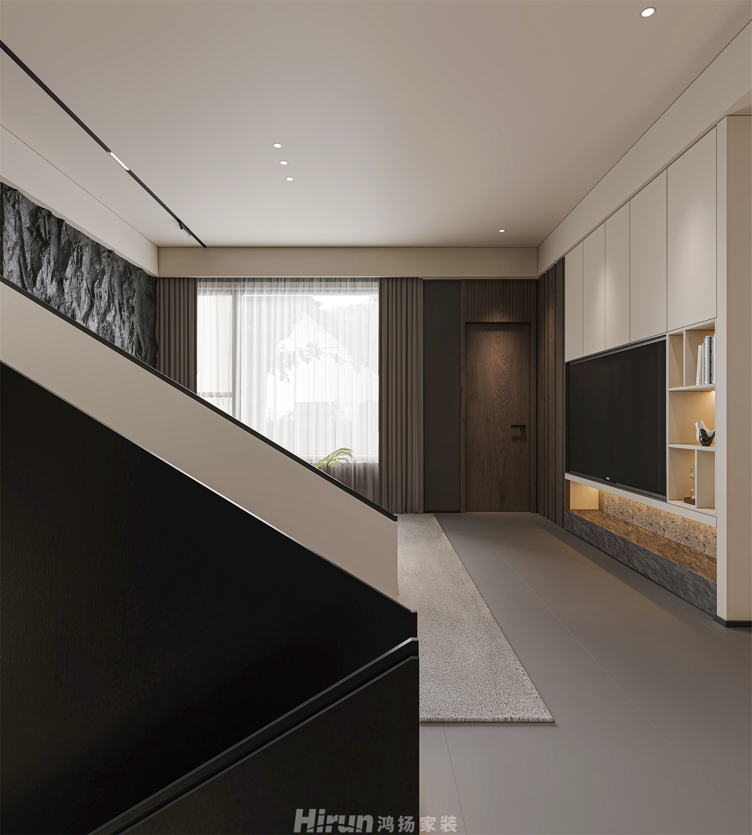 新城明昱東方500㎡新裝飾主義別墅 裝修案例效果圖-32