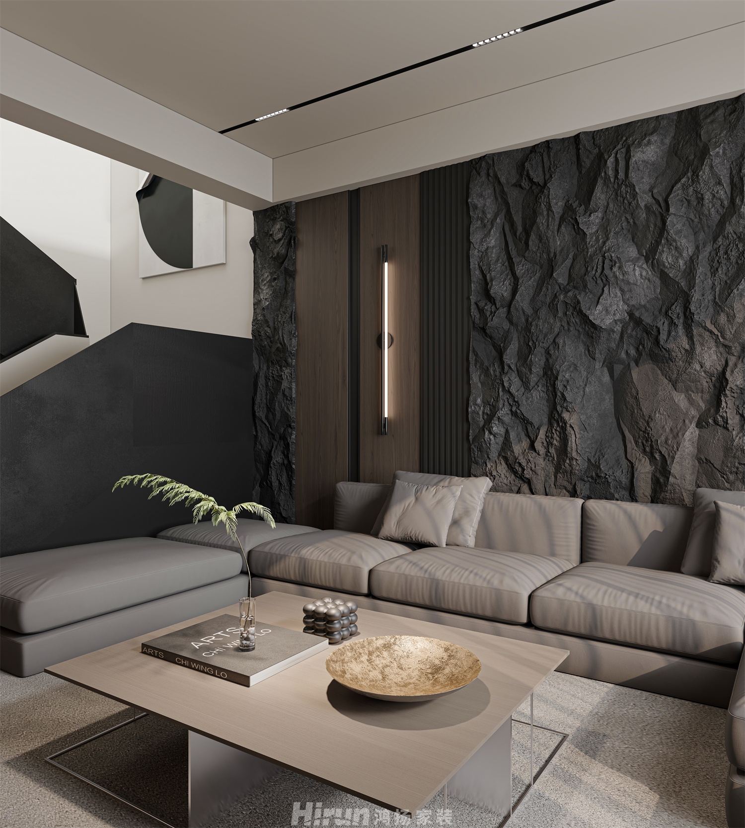 新城明昱東方500㎡新裝飾主義別墅 裝修案例效果圖-35