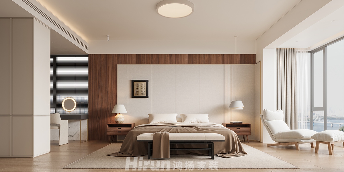 湘江壹號280㎡復合寫意四居室 裝修案例效果圖-2