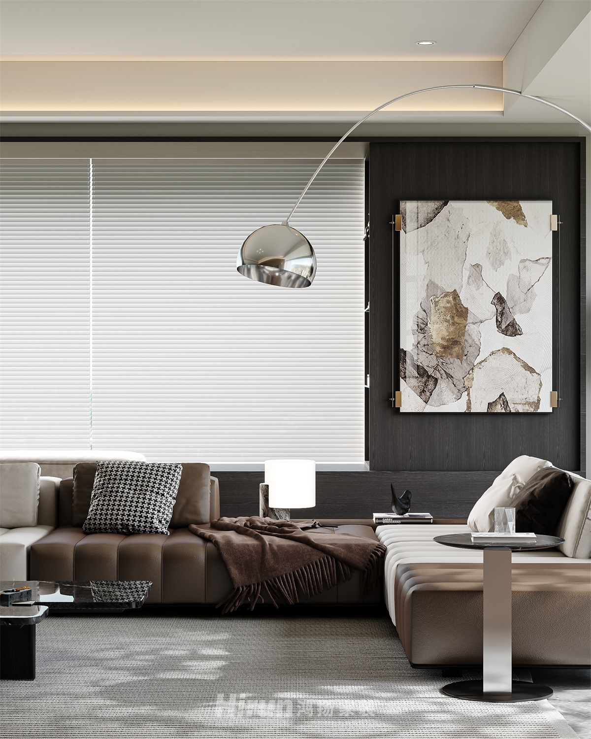 璞悅灣151㎡新裝飾主義四居室 裝修案例效果圖-8