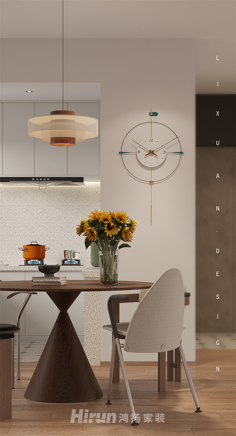 麓江府140㎡優雅繽紛四居室 裝修案例效果圖-3