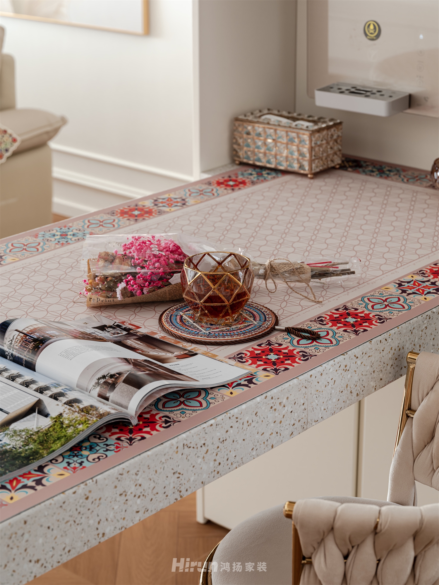 建發(fā)央著135㎡異域風(fēng)情四居室 裝修案例實景圖-14