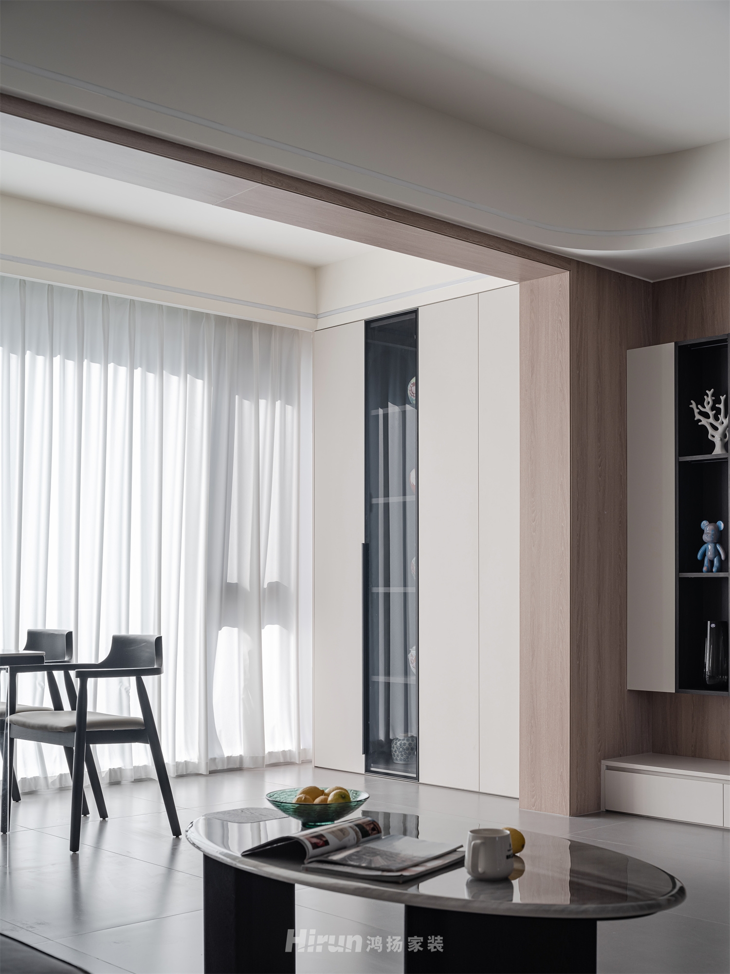 建發(fā)央著135㎡新裝飾主義四居室 裝修案例實景圖-4