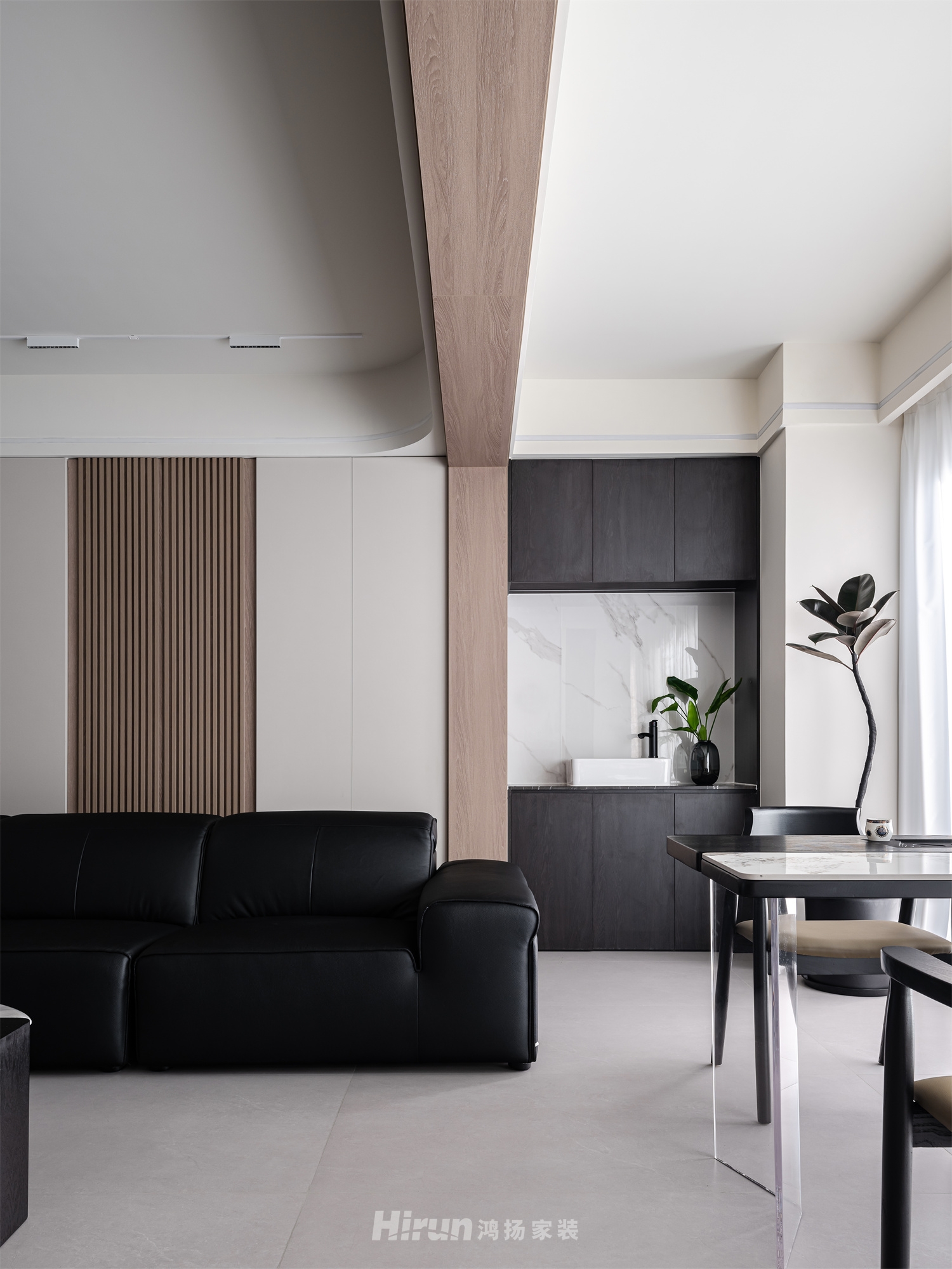 建發(fā)央著135㎡新裝飾主義四居室 裝修案例實景圖-15