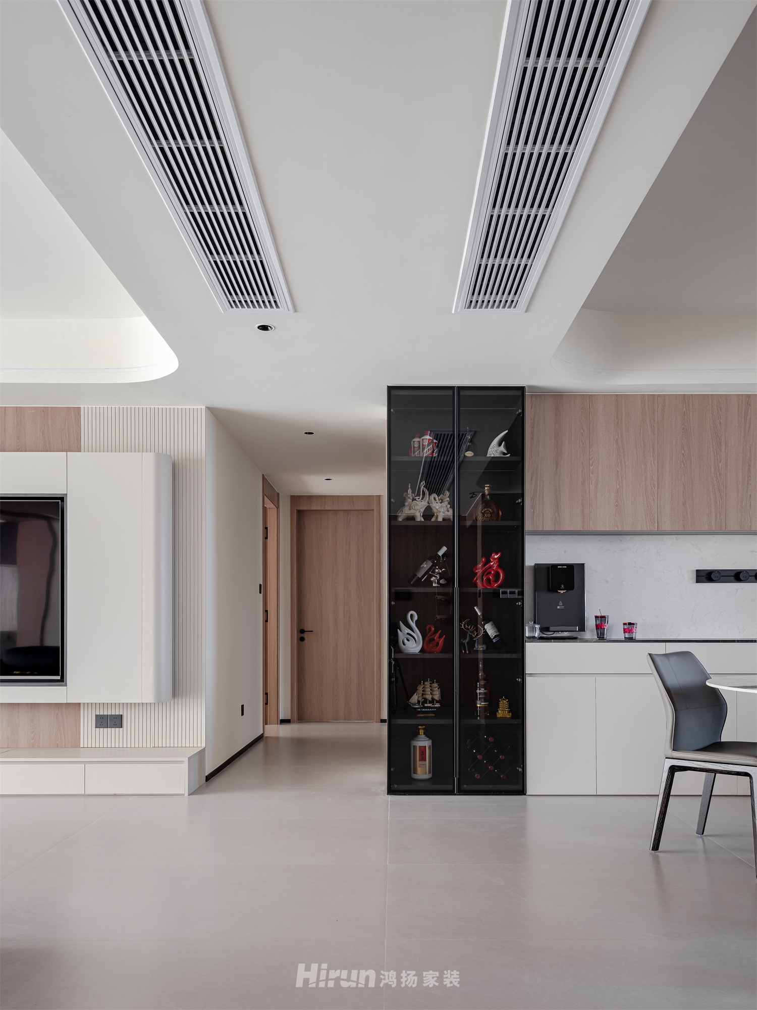 建發(fā)央著135㎡新裝飾主義四居室 裝修案例實景圖-6