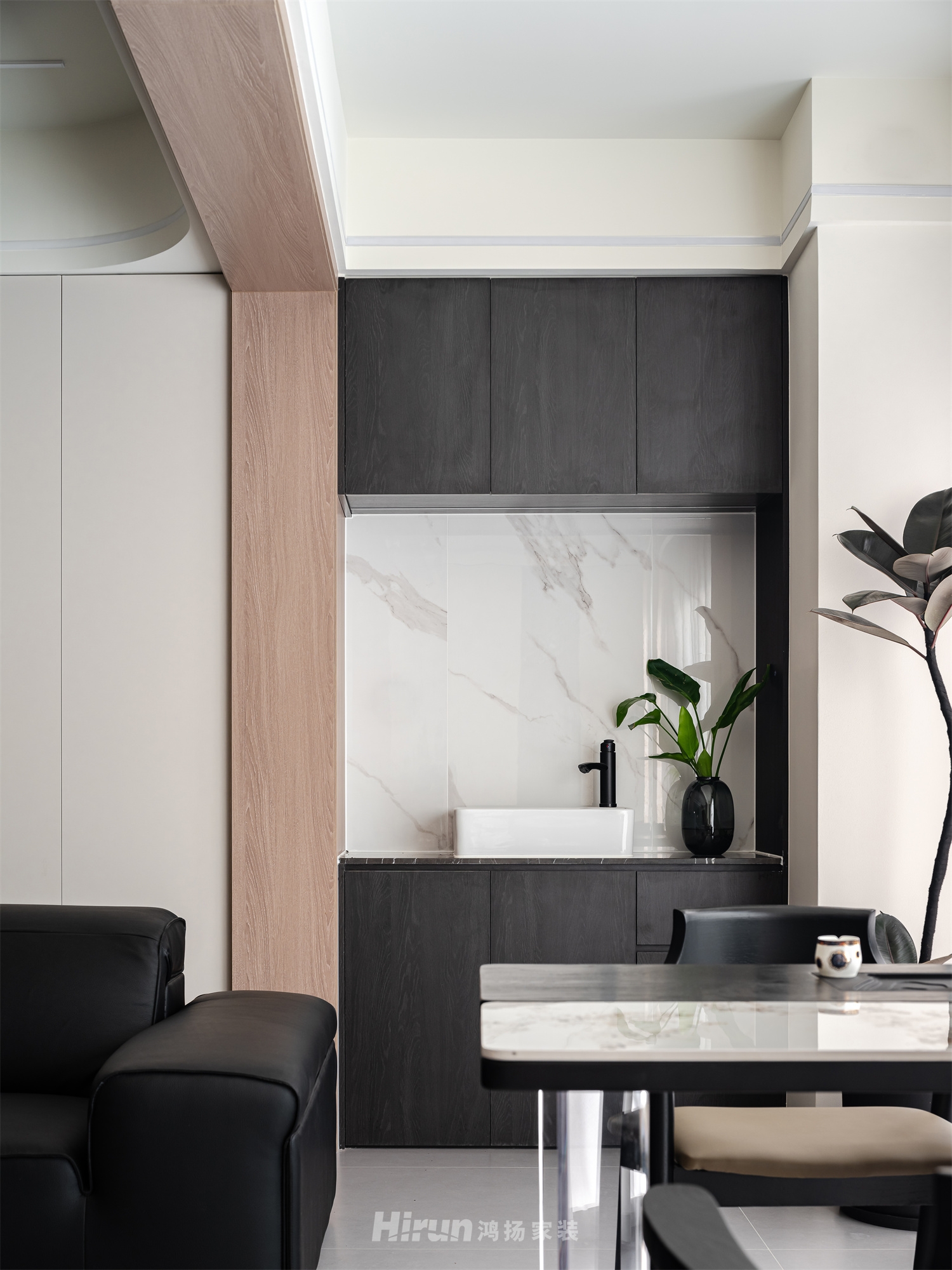 建發(fā)央著135㎡新裝飾主義四居室 裝修案例實景圖-10