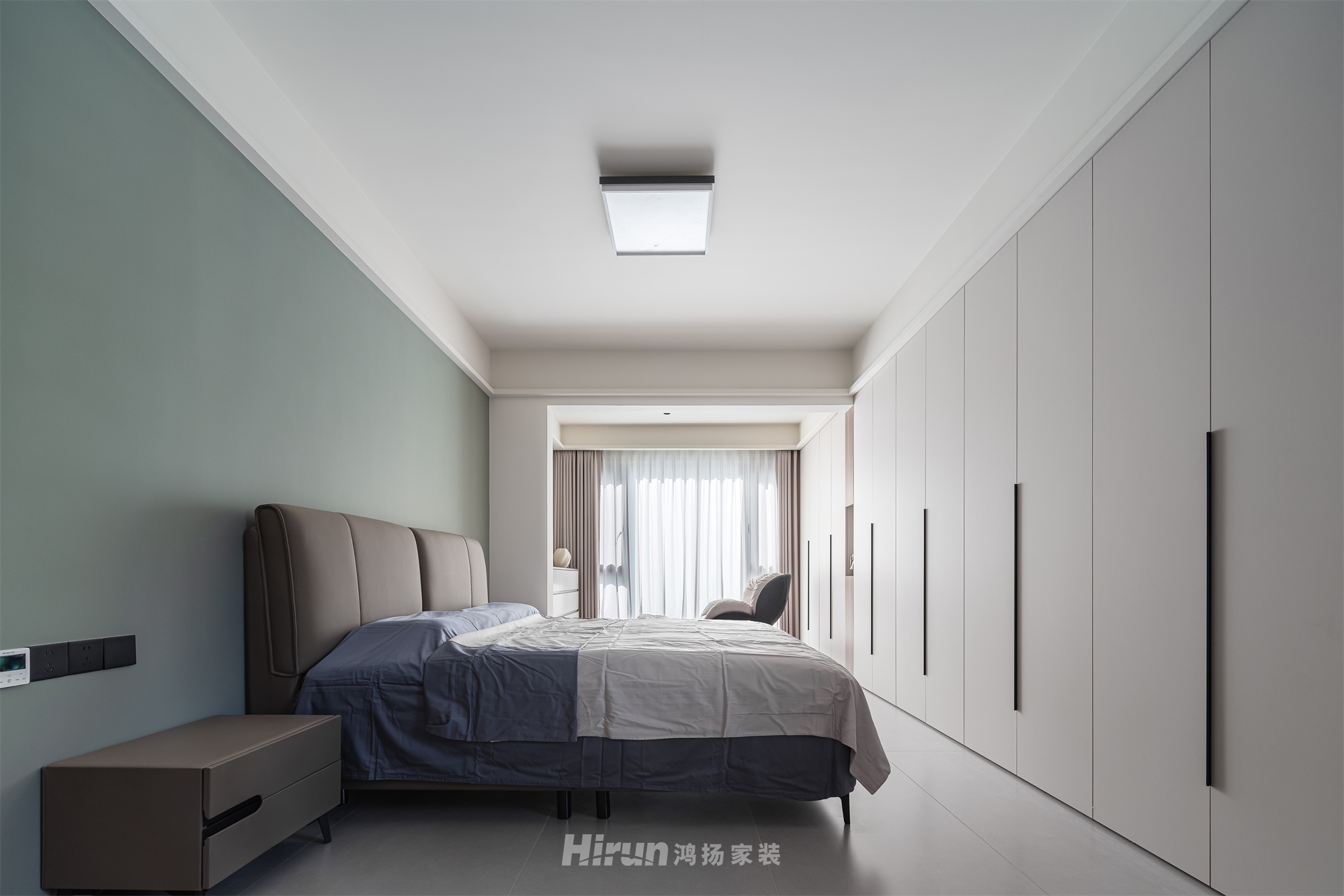 建發(fā)央著135㎡新裝飾主義四居室 裝修案例實景圖-1