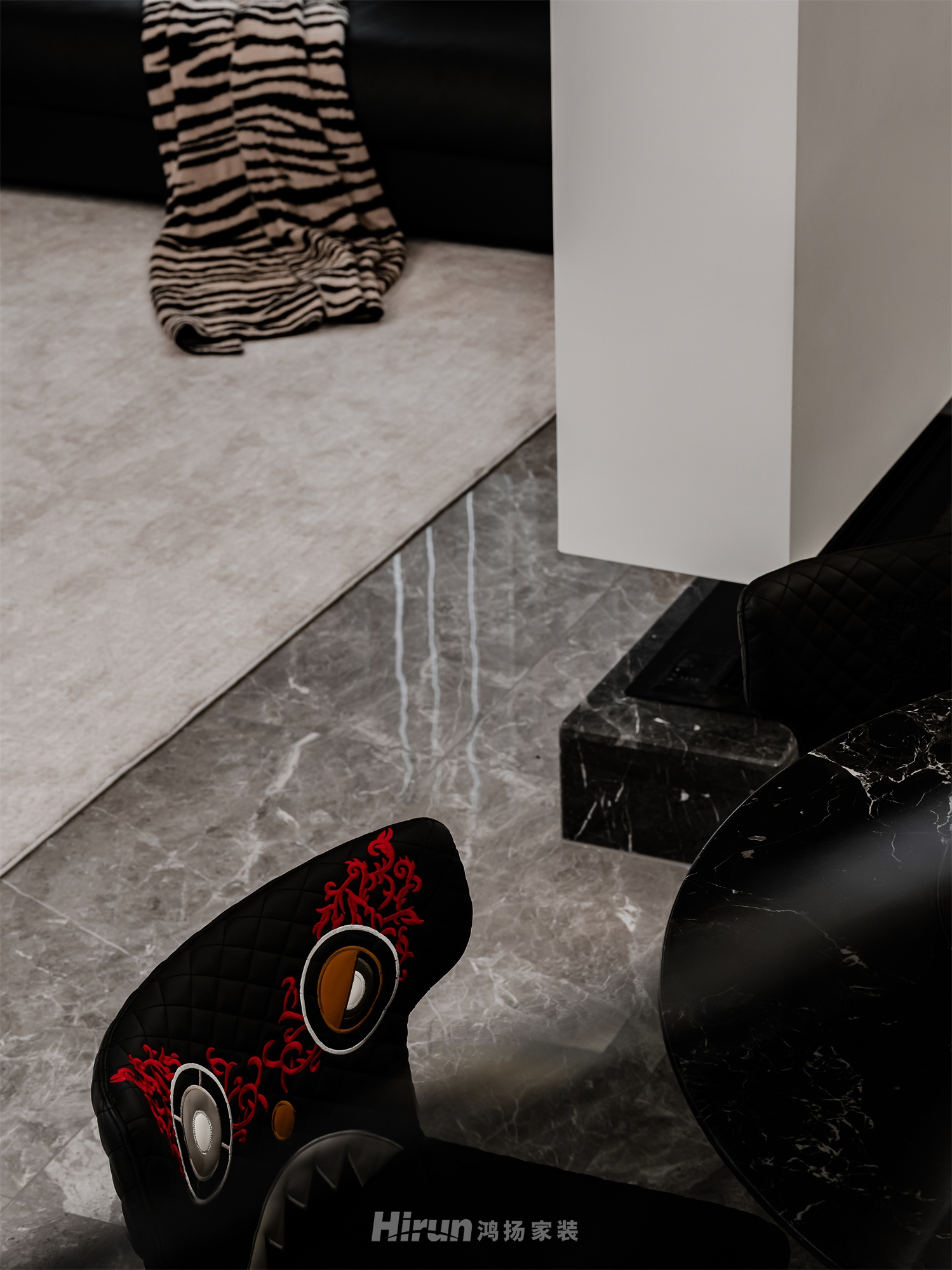 建發央著170㎡新裝飾主義復式 裝修案例實景圖-4