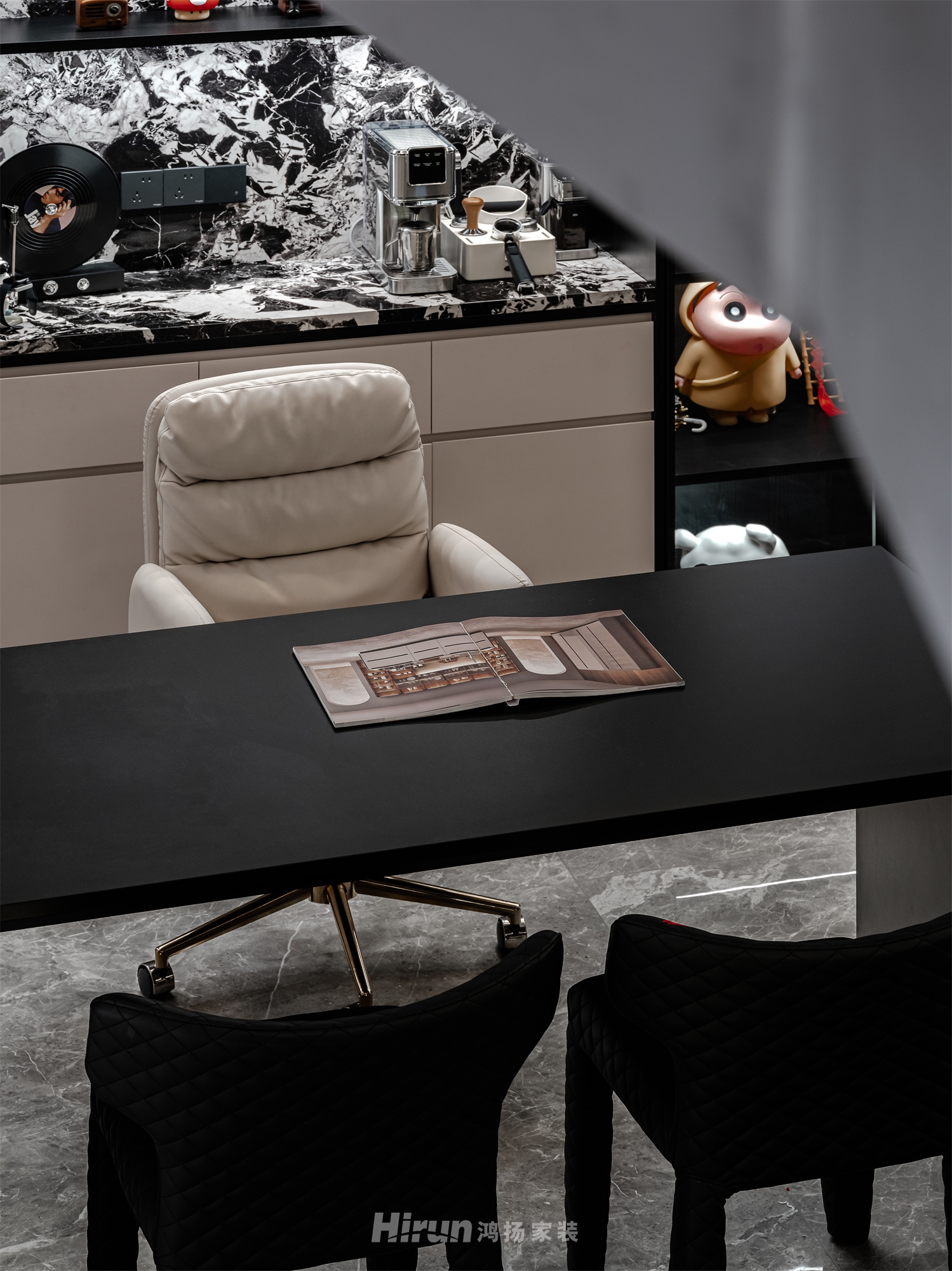 建發央著170㎡新裝飾主義復式 裝修案例實景圖-11