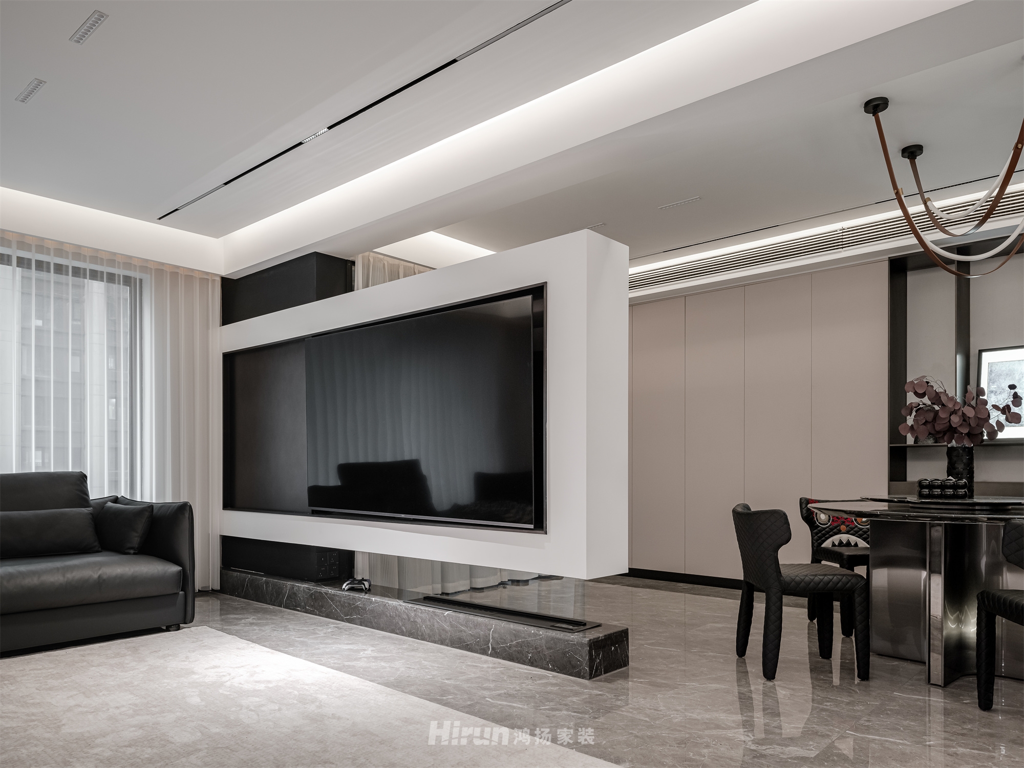 建發央著170㎡新裝飾主義復式 裝修案例實景圖-21