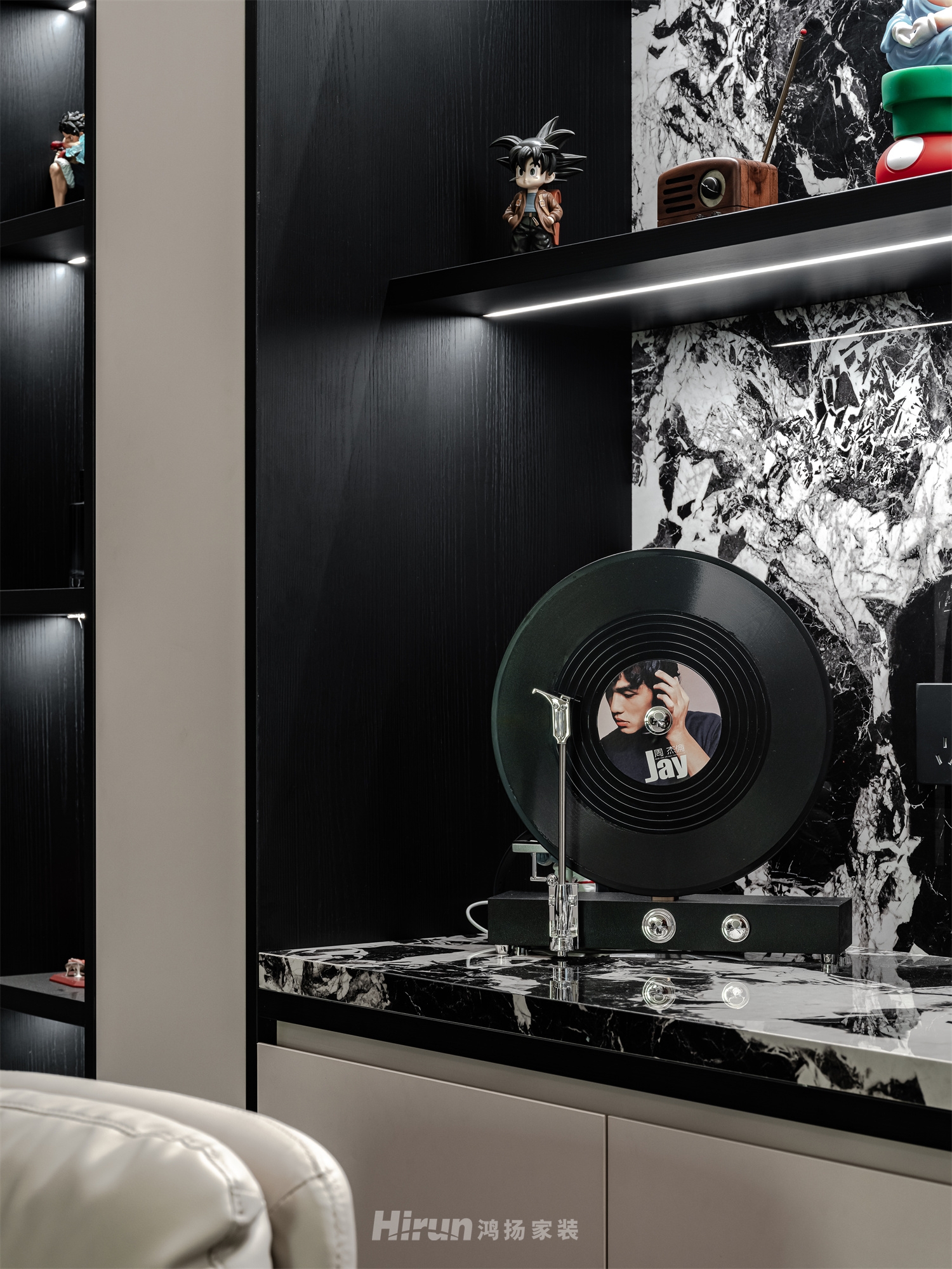 建發央著170㎡新裝飾主義復式 裝修案例實景圖-2