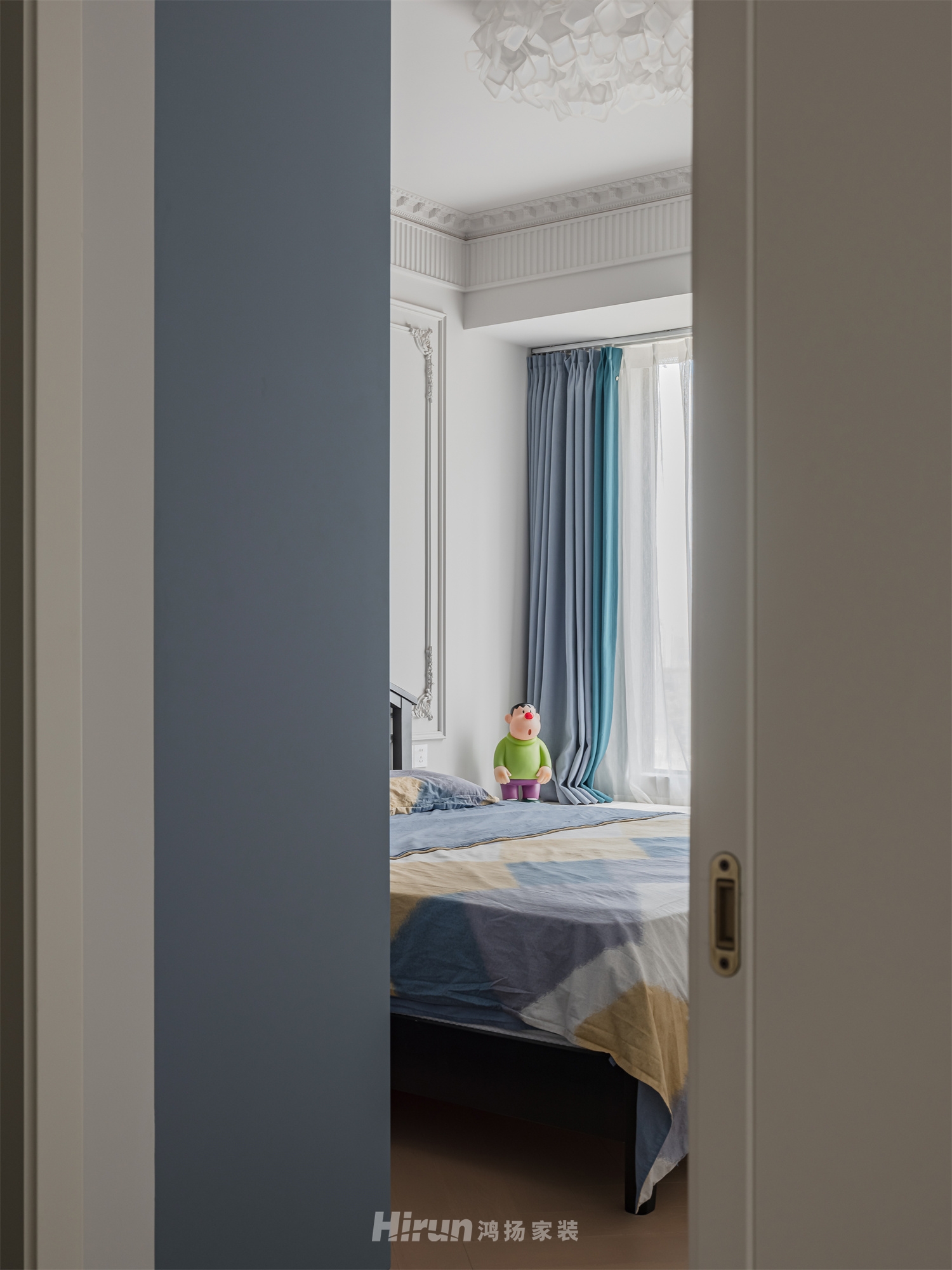 建發央著160㎡輕歐簡美四居室 裝修案例實景圖-2